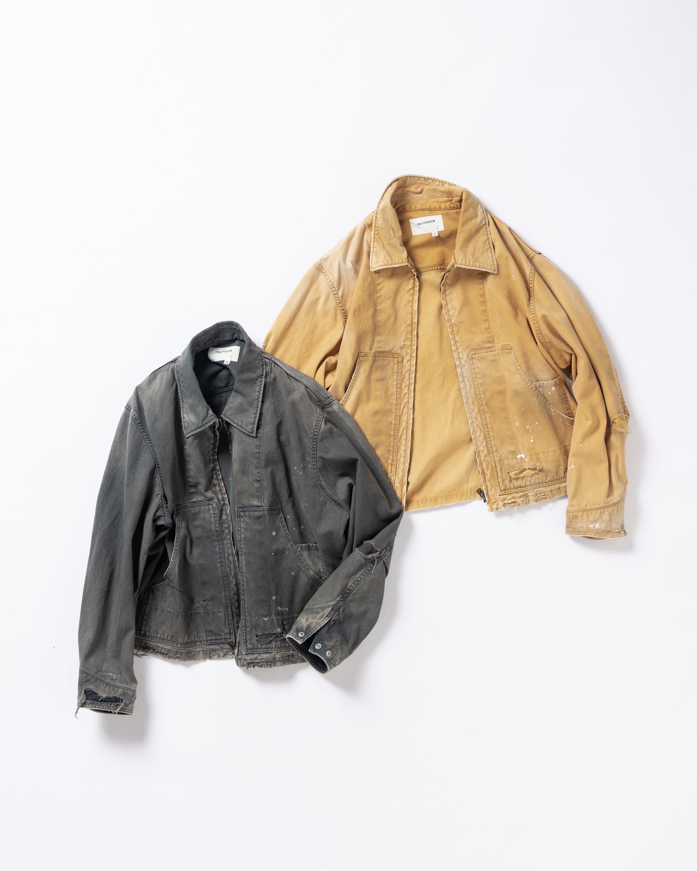 ANACHRONORM /REMAKED DETROIT DUCK JACKET BLACK