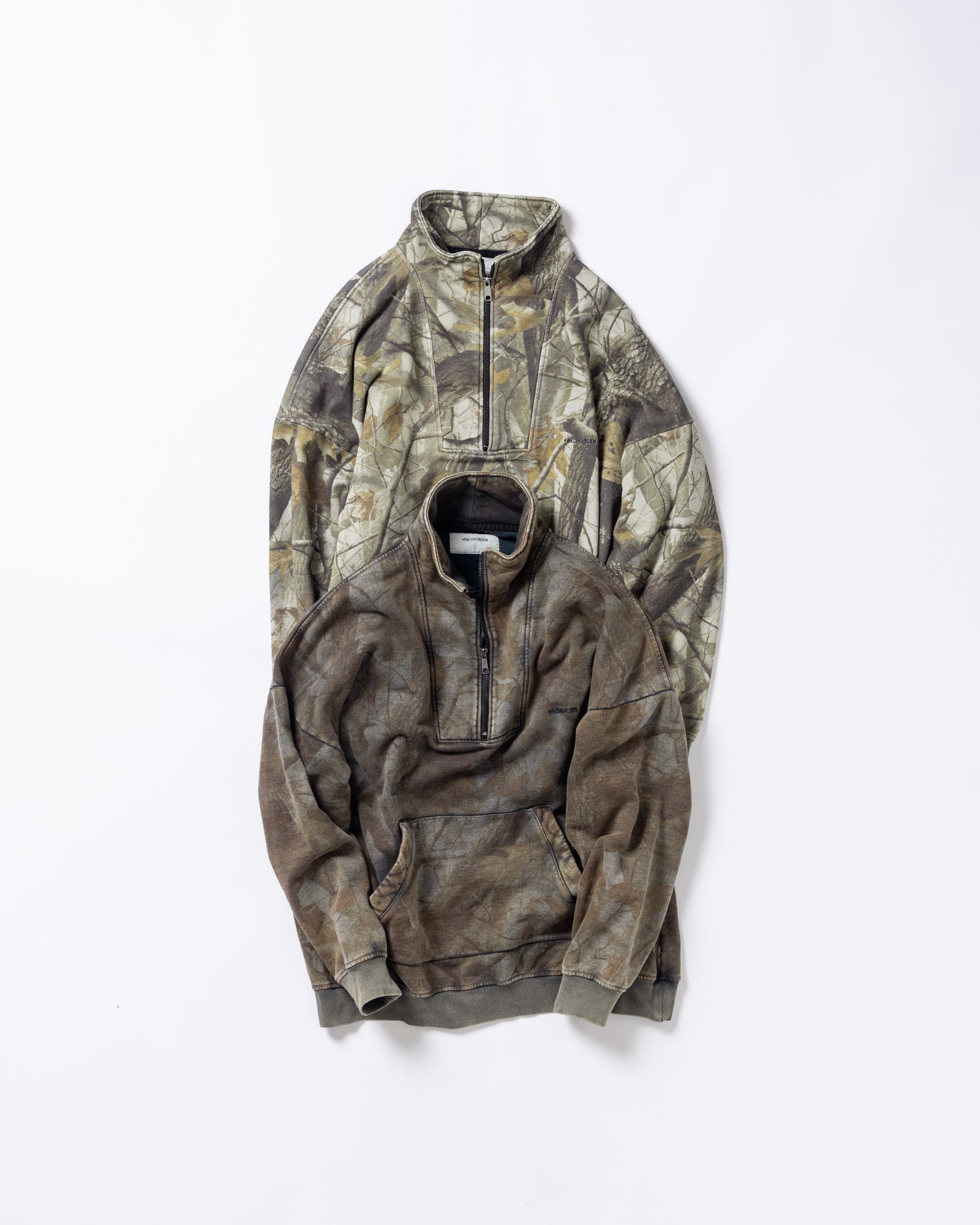 ANACHRONORM / REALTREE HALF ZIP SWEAT - REALTREE