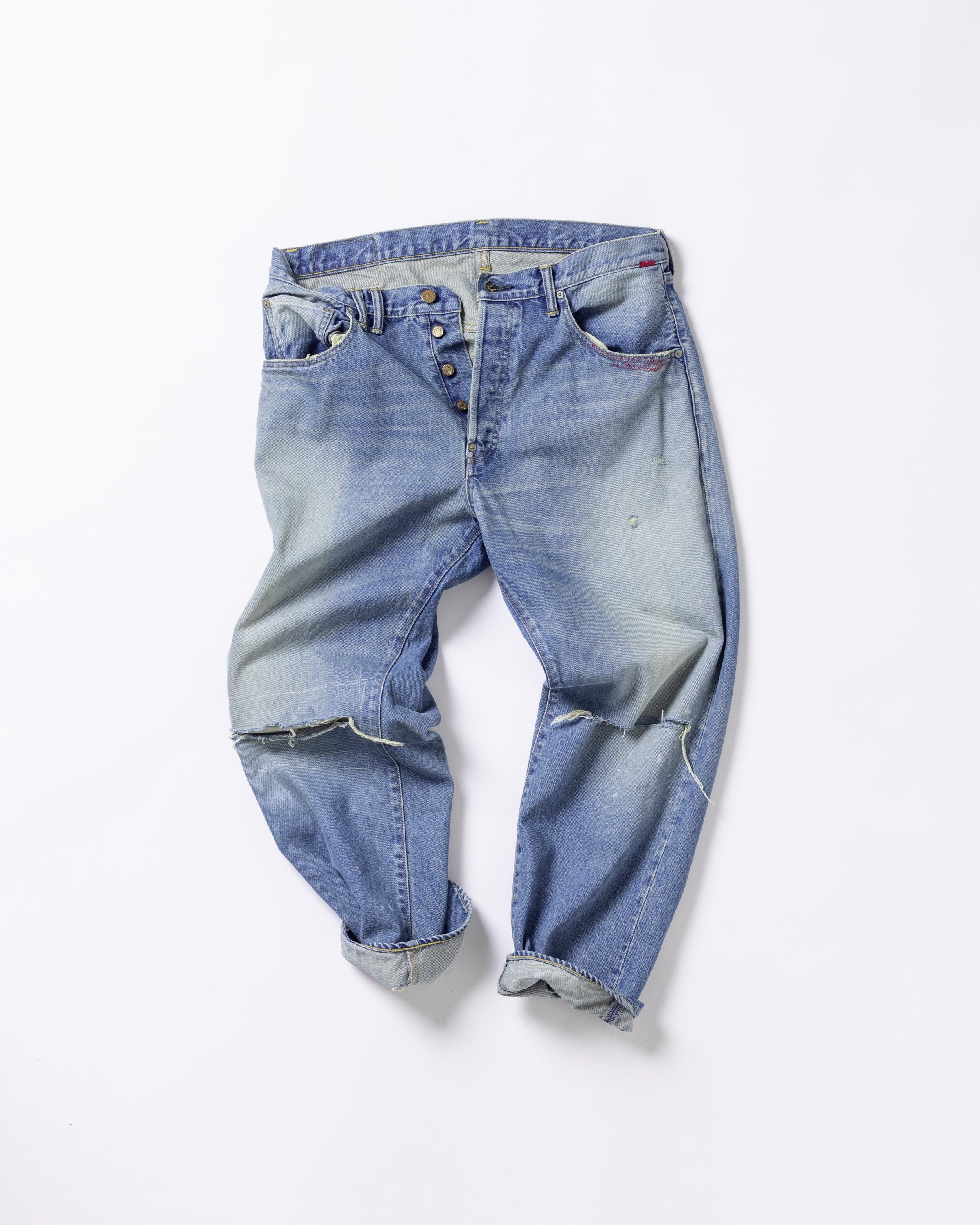 ANACHRONORM / ANKR001 / REGULAR TAPERED REMAKED 5P PANTS KR - INDIGO(REMAKE)
