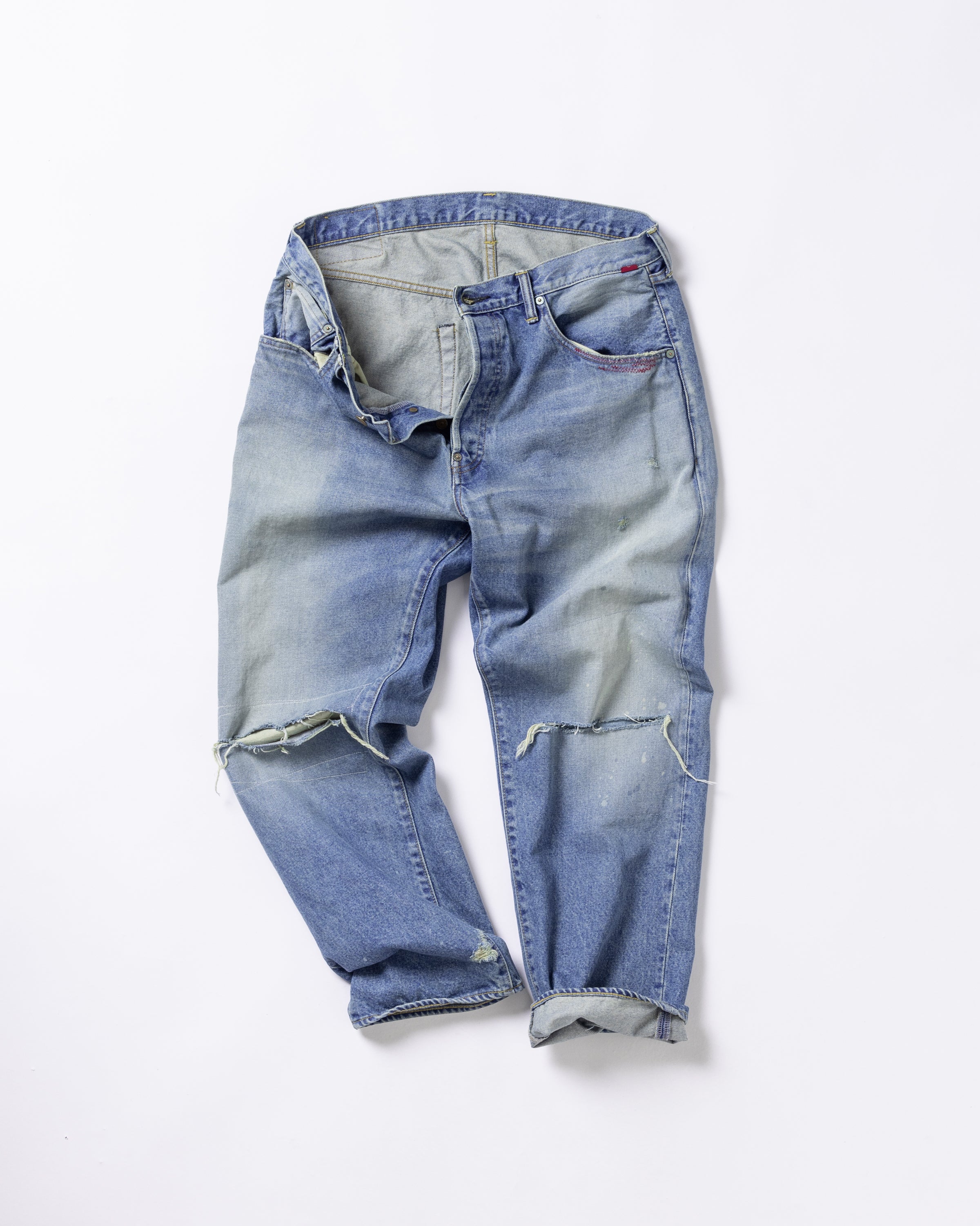 ANACHRONORM / ANKR001 / REGULAR TAPERED REMAKED 5P PANTS KR - INDIGO(REMAKE)