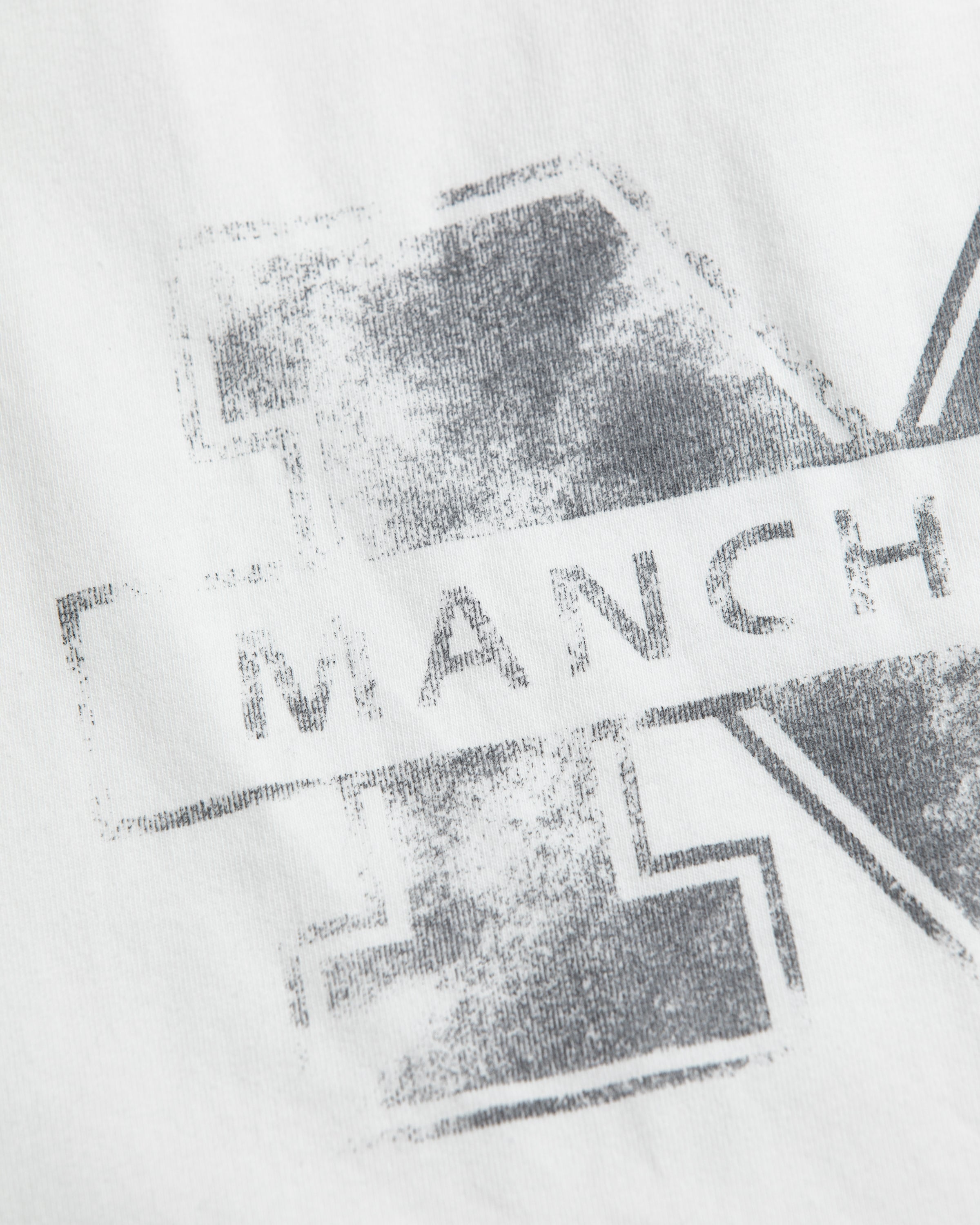 ANACHRONORM / MANCHESTER PRINTED S/S T-S - WHITE