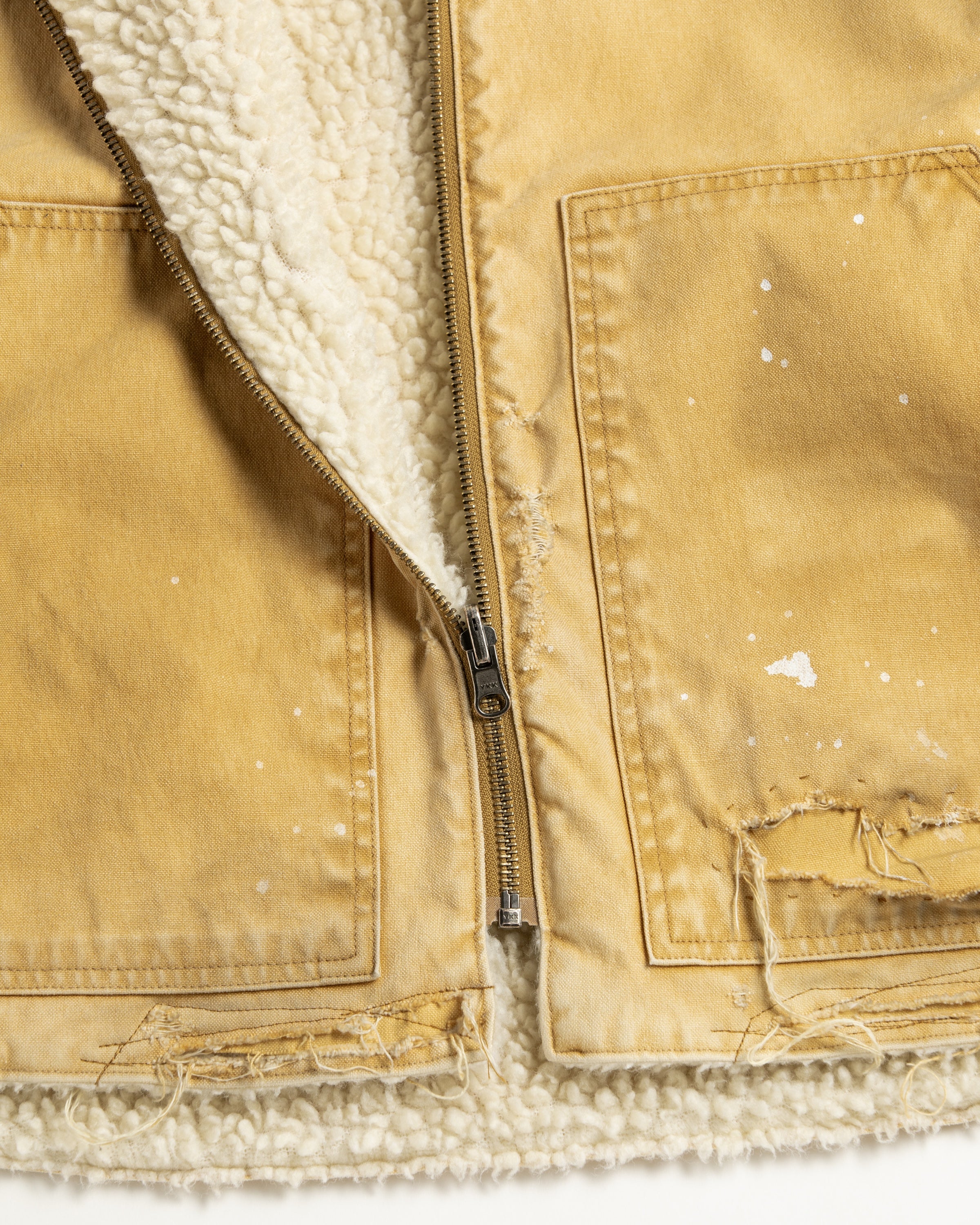 Remaked ANACHRONORM / REMAKED REVERSIBLE DUCK VEST - YELLOW OCHER – BALANCE