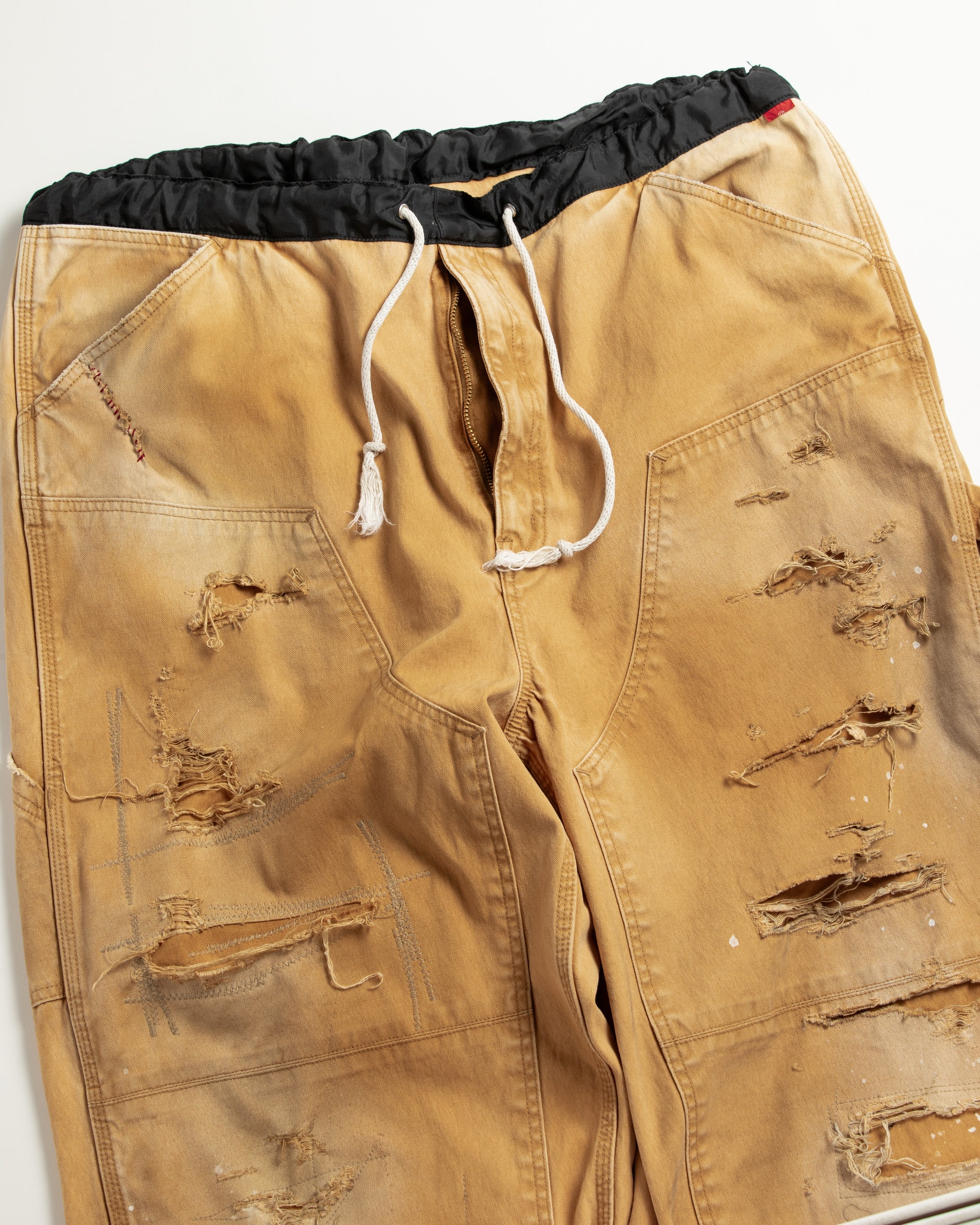 ANACHRONORM /DOUBLE KNEE DUCK PAINTER PANTS YELLOW OCHER