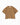 ANACHRONORM / MOSS STITCH DAMAGED POCKET S/S T-S - LIGHT BROWN