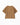 ANACHRONORM / MOSS STITCH DAMAGED POCKET S/S T-S - LIGHT BROWN
