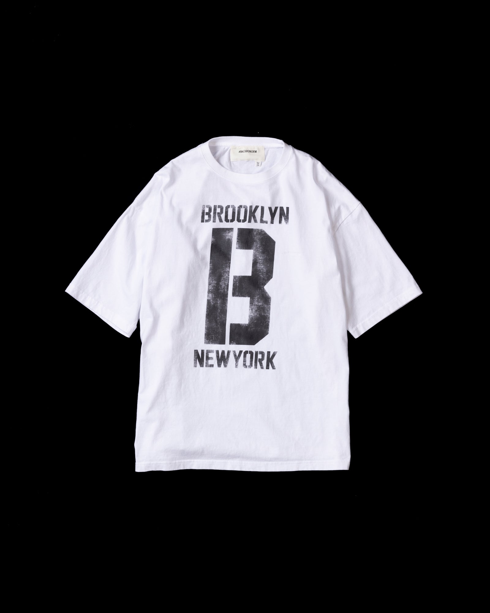 ANACHRONORM / BROOKLYN PRINTED S/S T-S - WHITE