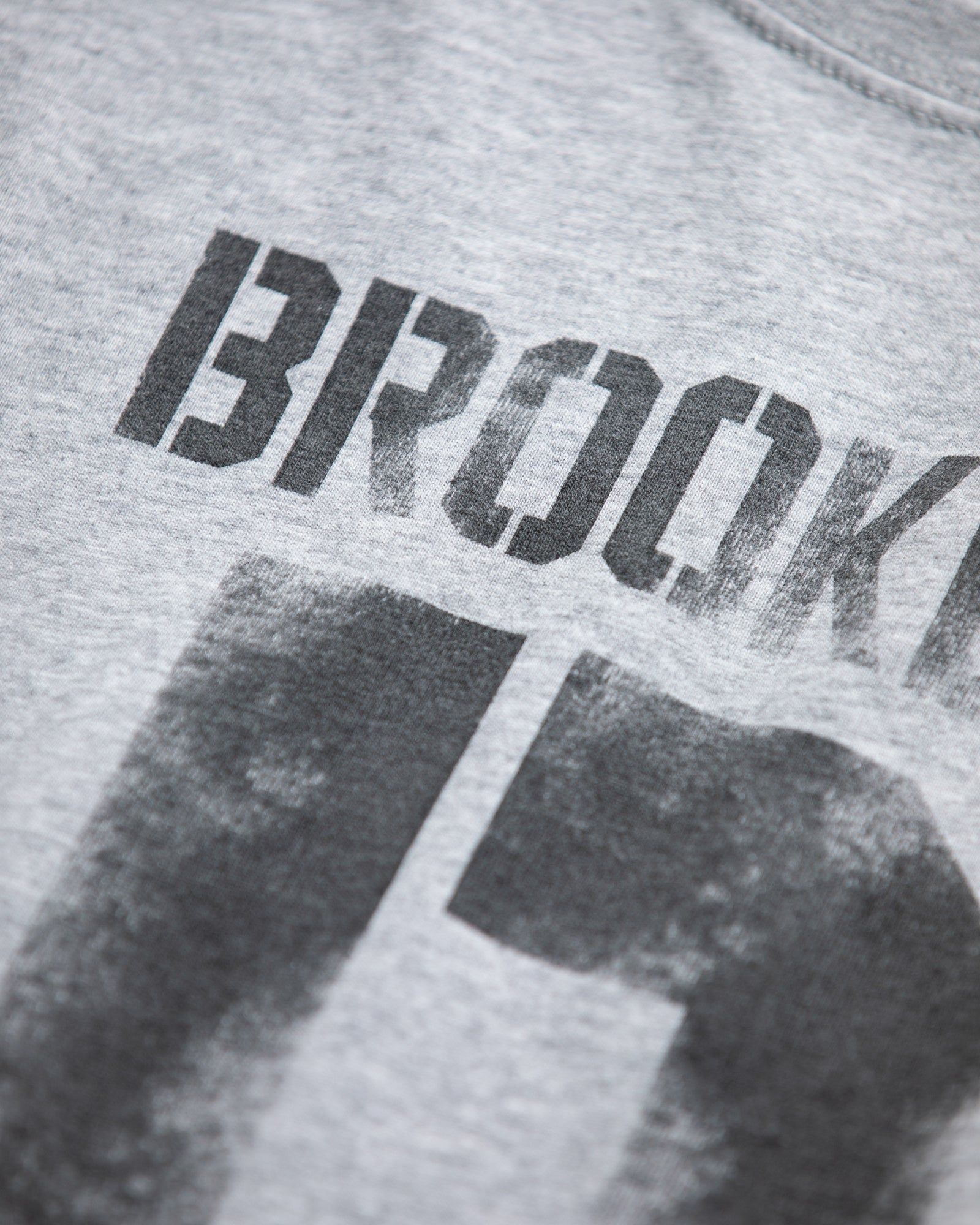 ANACHRONORM / BROOKLYN PRINTED S/S T-S - ASH GRAY