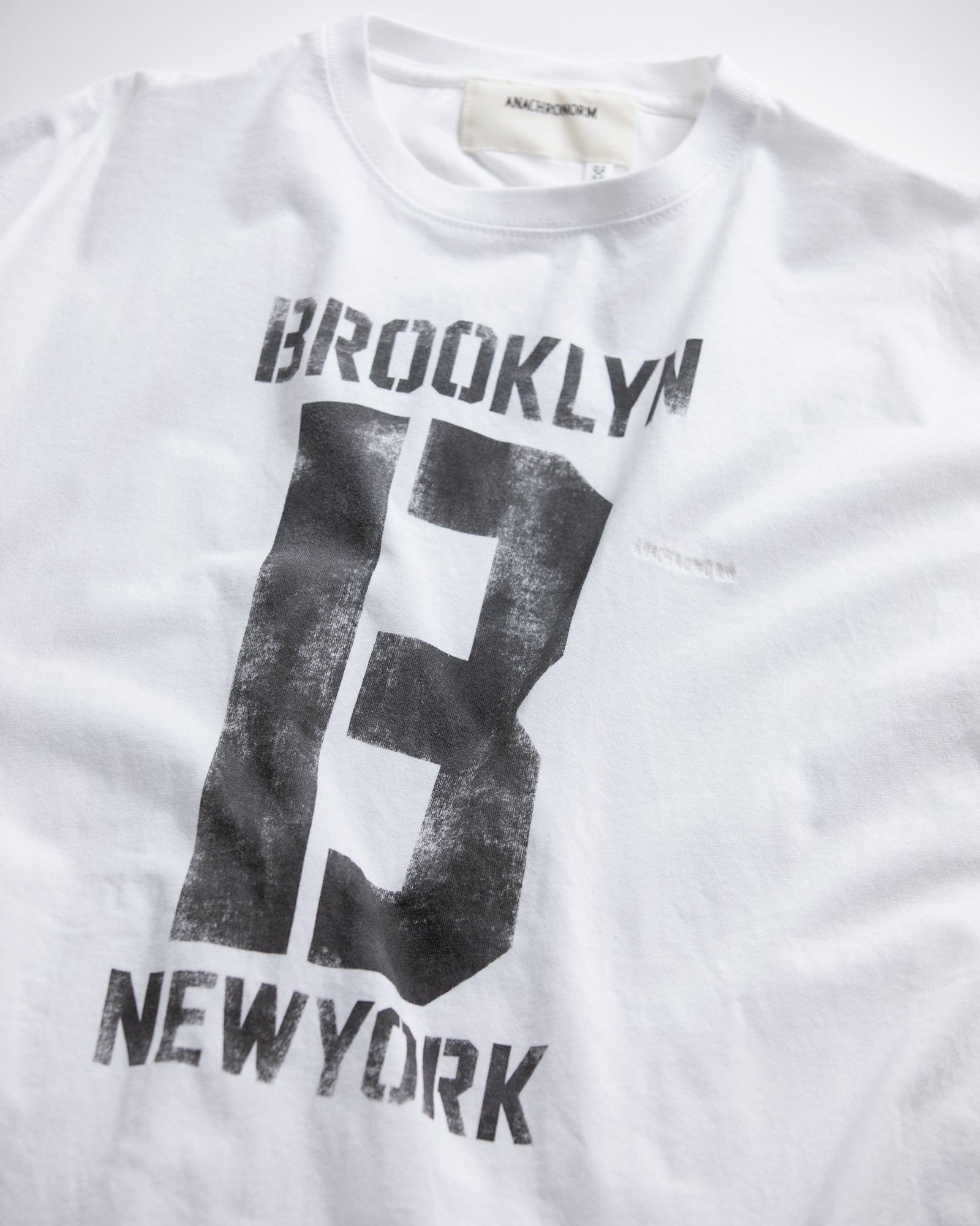 ANACHRONORM / BROOKLYN PRINTED S/S T-S - WHITE