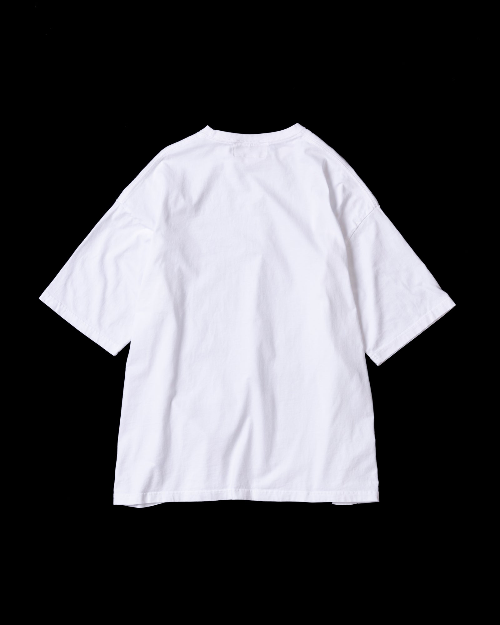 ANACHRONORM / BALANCE COLLEGE PRONTED S/S T-S - NAVY PRINT