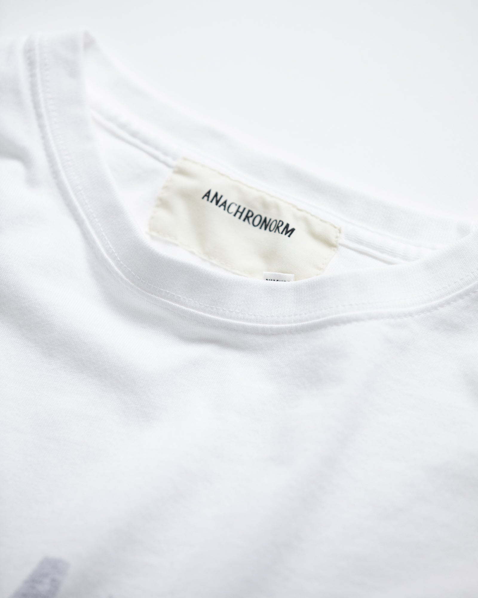 ANACHRONORM / BALANCE COLLEGE PRONTED S/S T-S - NAVY PRINT