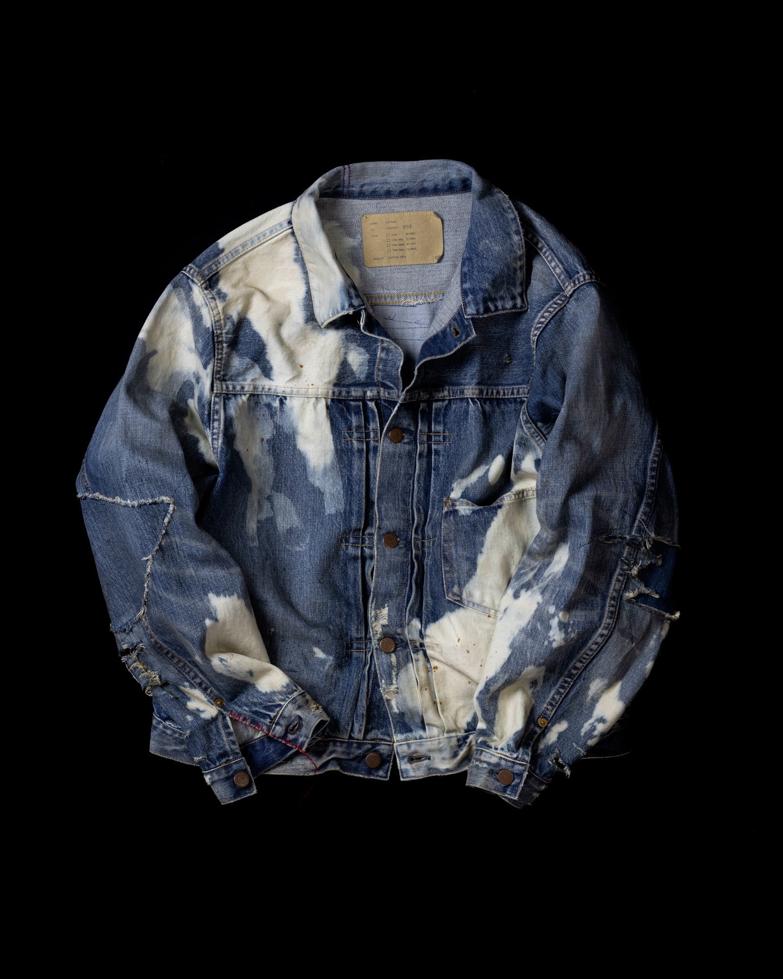 ANACHRONORM / HARD REMAKED FRONT TUCK DENIM JACKET - INDIGO (REMAKE)