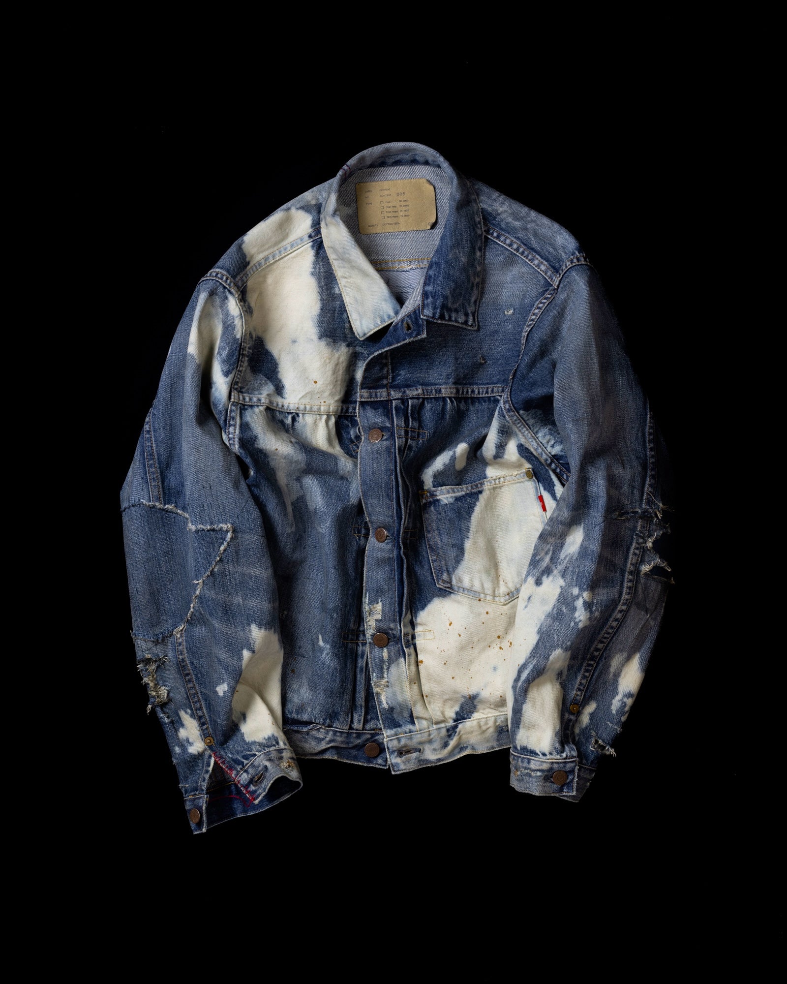 ANACHRONORM / HARD REMAKED FRONT TUCK DENIM JACKET - INDIGO (REMAKE)