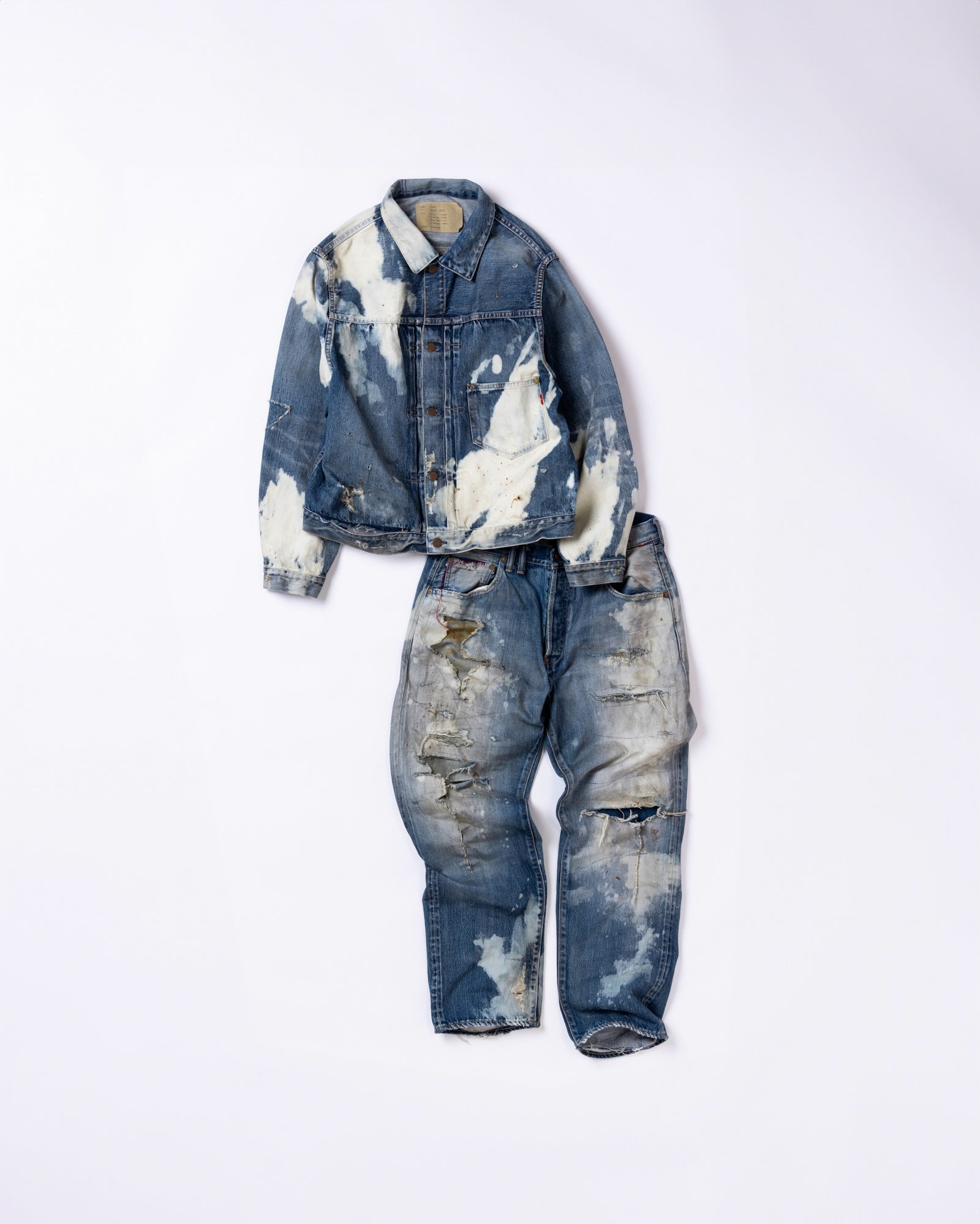 ANACHRONORM / HARD REMAKED REGULAR TAPERED 5P PANTS - INDIGO(REMAKE)