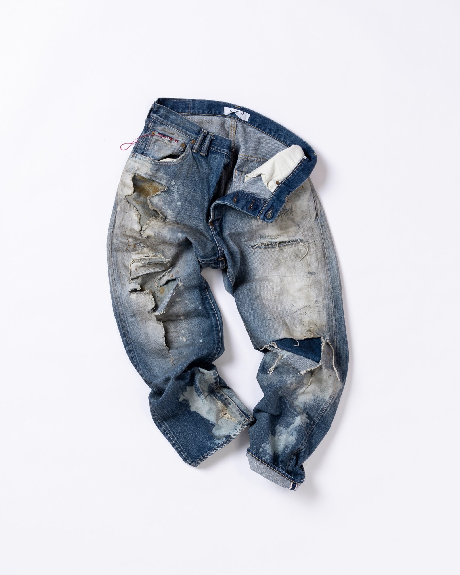 ANACHRONORM / HARD REMAKED REGULAR TAPERED 5P PANTS - INDIGO(REMAKE)