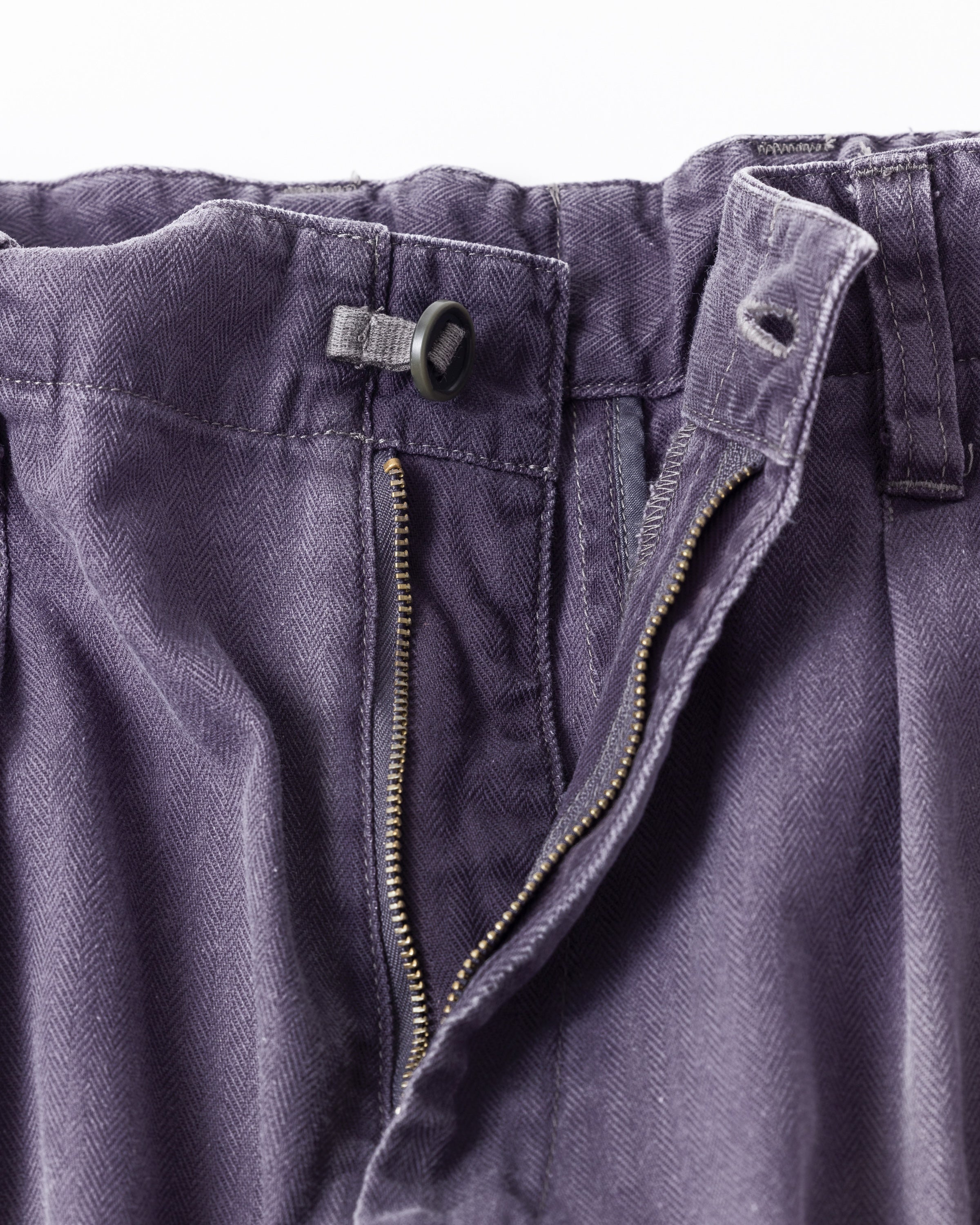 Remaked ANACHRONORM / REMAKED HERRINGBONE COMBAT CARGO TROUSERS - CHARCOAL ...