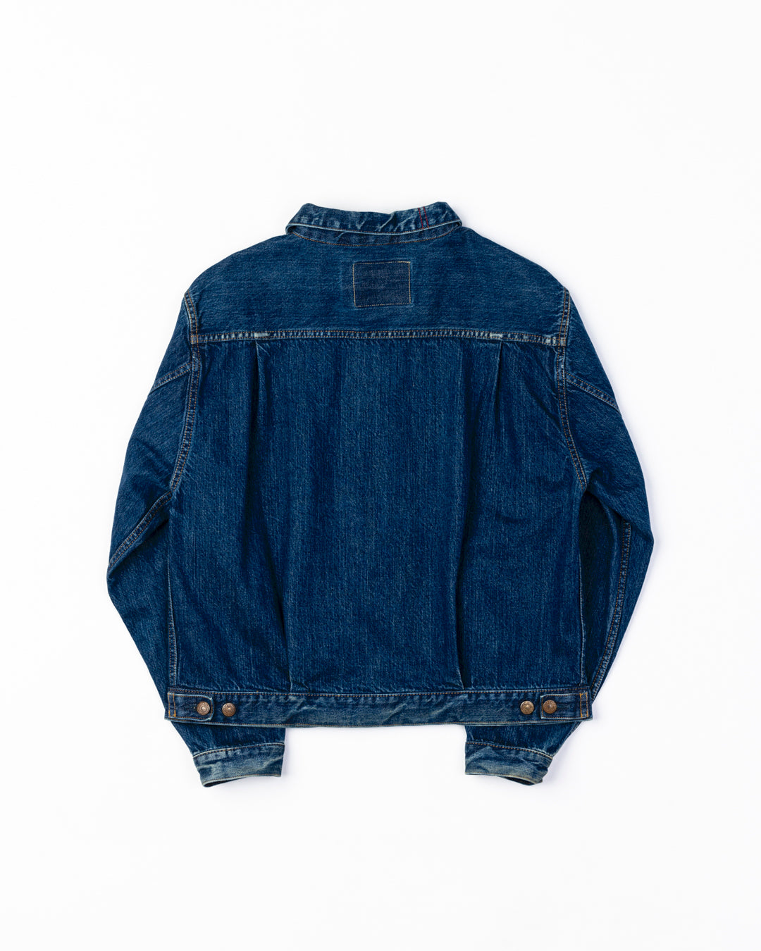 CONTEXT / FRONT TUCK DENIM JACKET - INDIGO ONE YEAR WASH