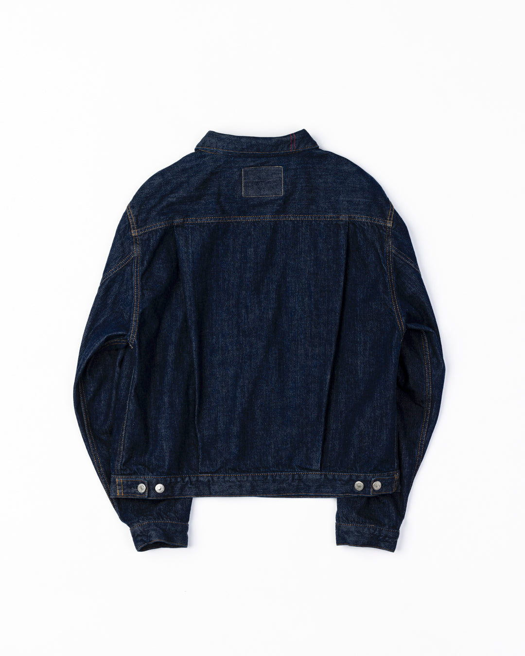 CONTEXT / FRONT TUCK DENIM JACKET - INDIGO ONE WASH