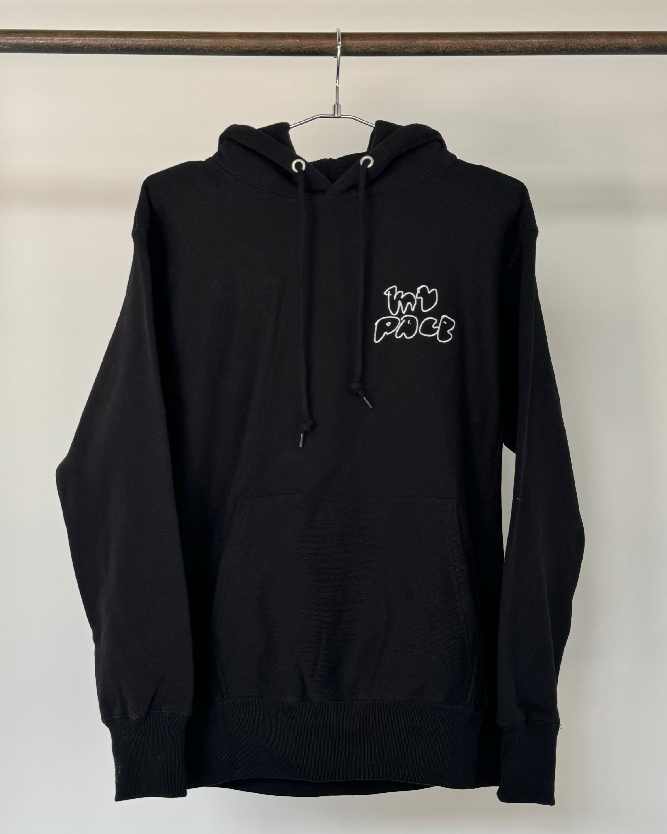 TODAY edition / MY PACE #01 Hooded Sweat - BLACK