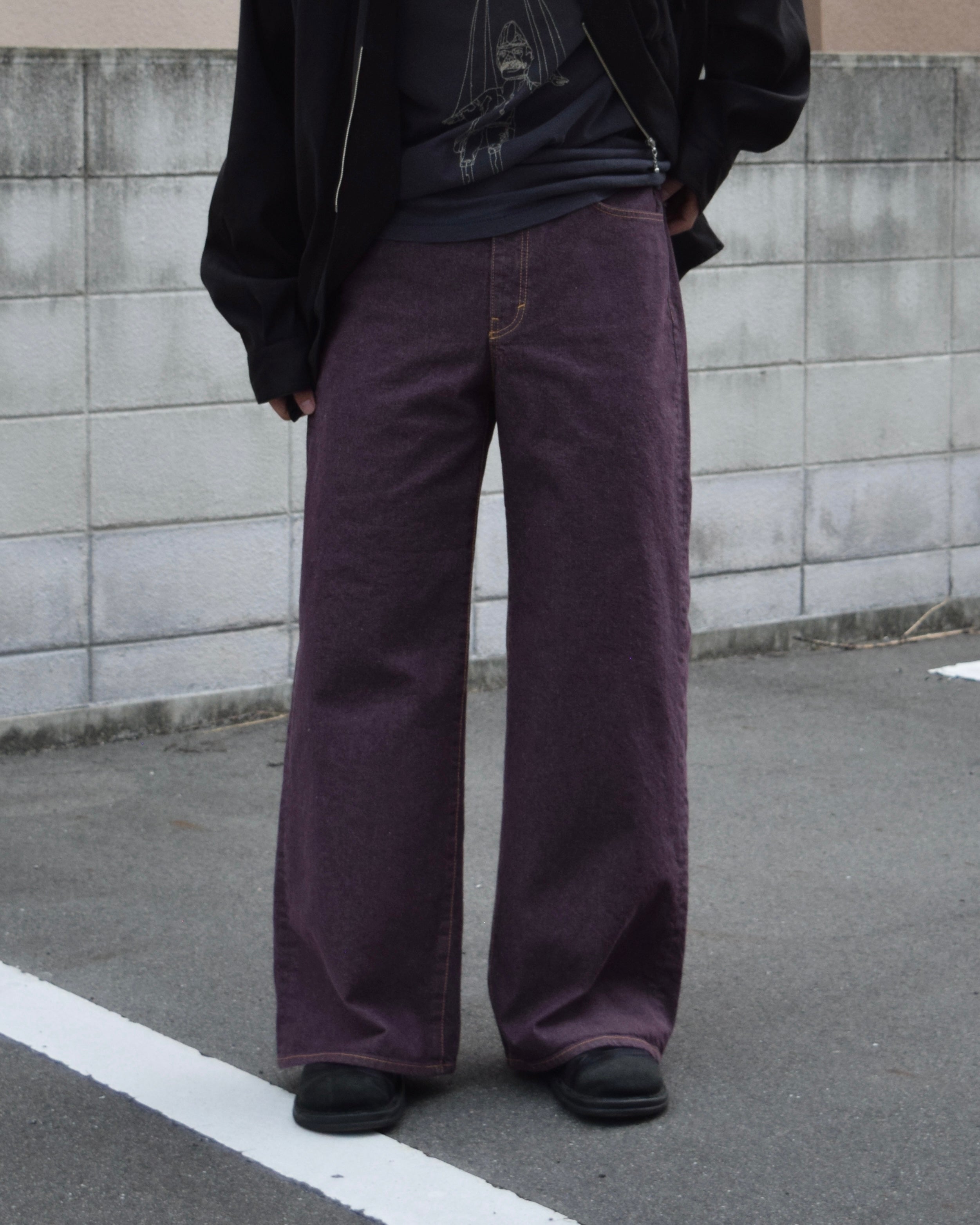 nakedgauge / COLOR DENIM ROBERTS - PURPLE