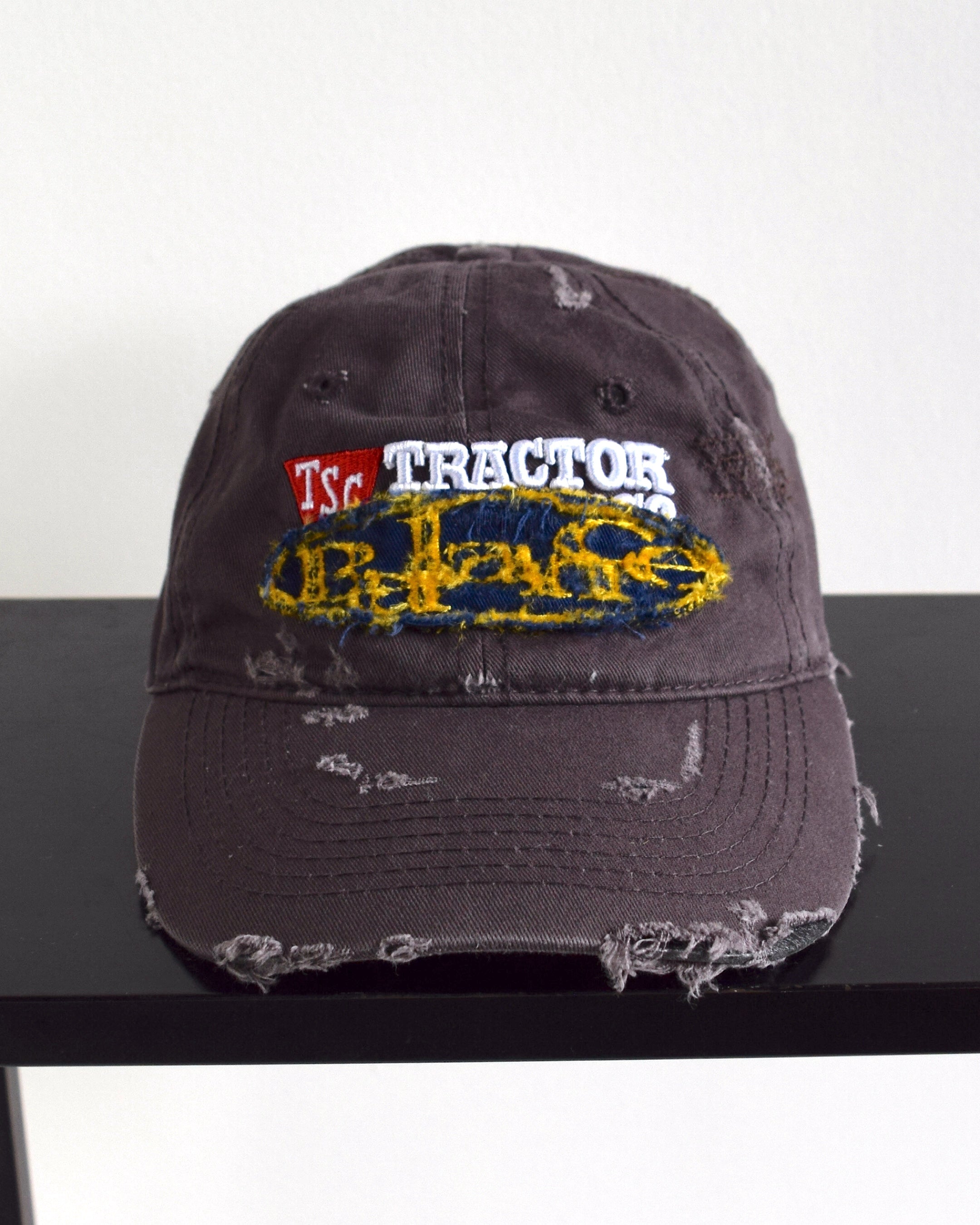 BALANCE OKAYAMA / BALANCE oval logo Distressed cap - No.7