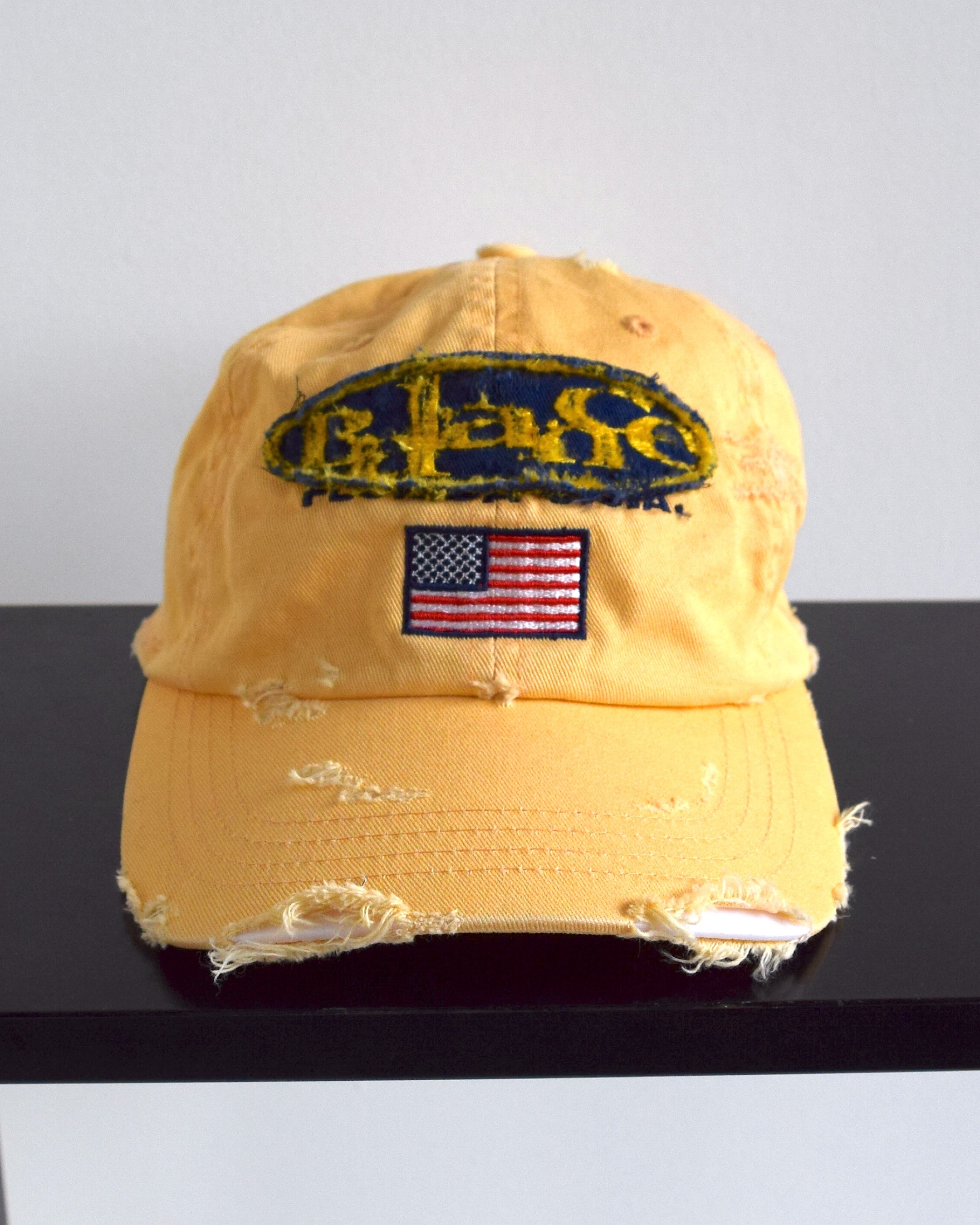 BALANCE OKAYAMA / BALANCE oval logo Distressed cap - No.9