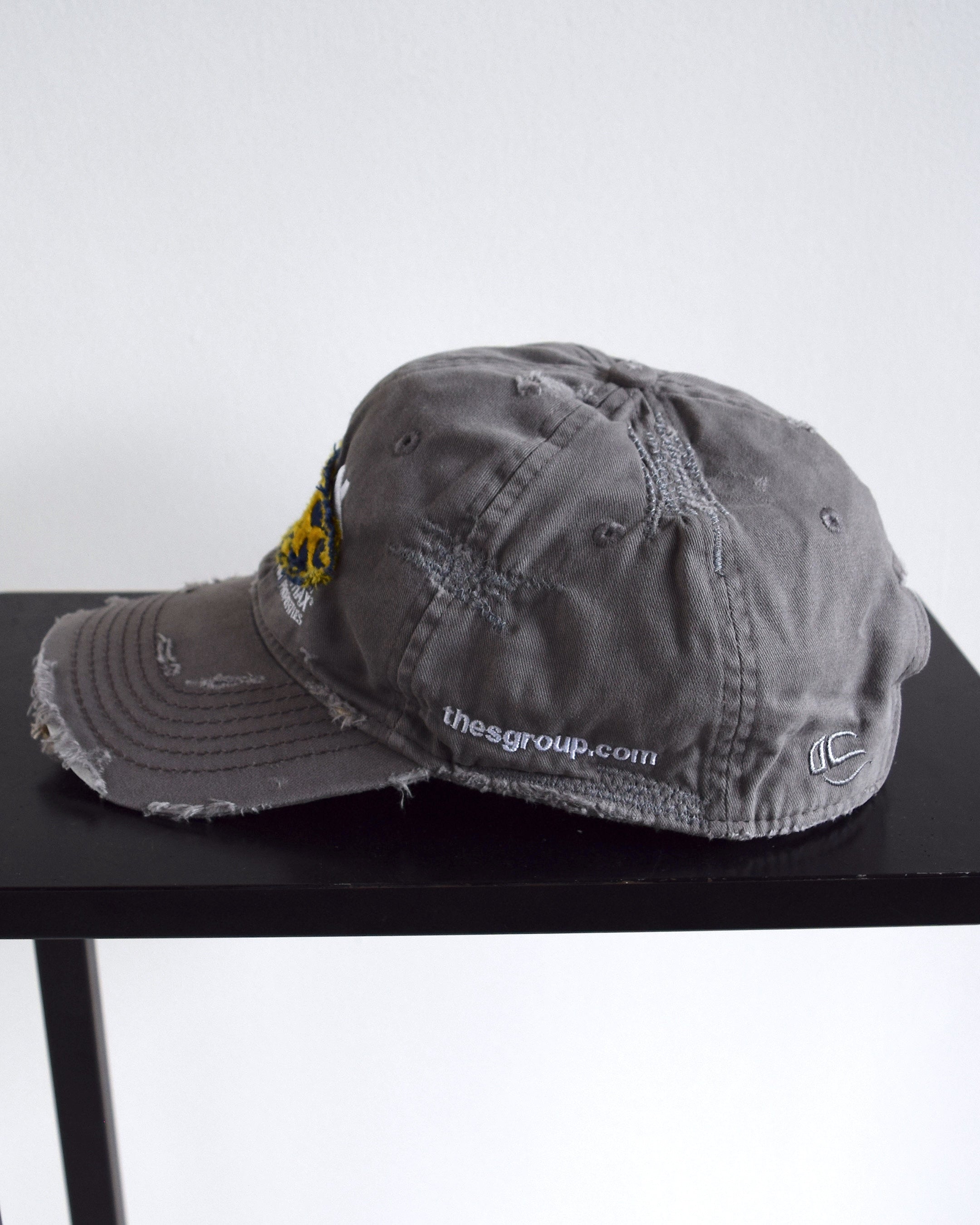 BALANCE OKAYAMA / BALANCE oval logo Distressed cap - No.3