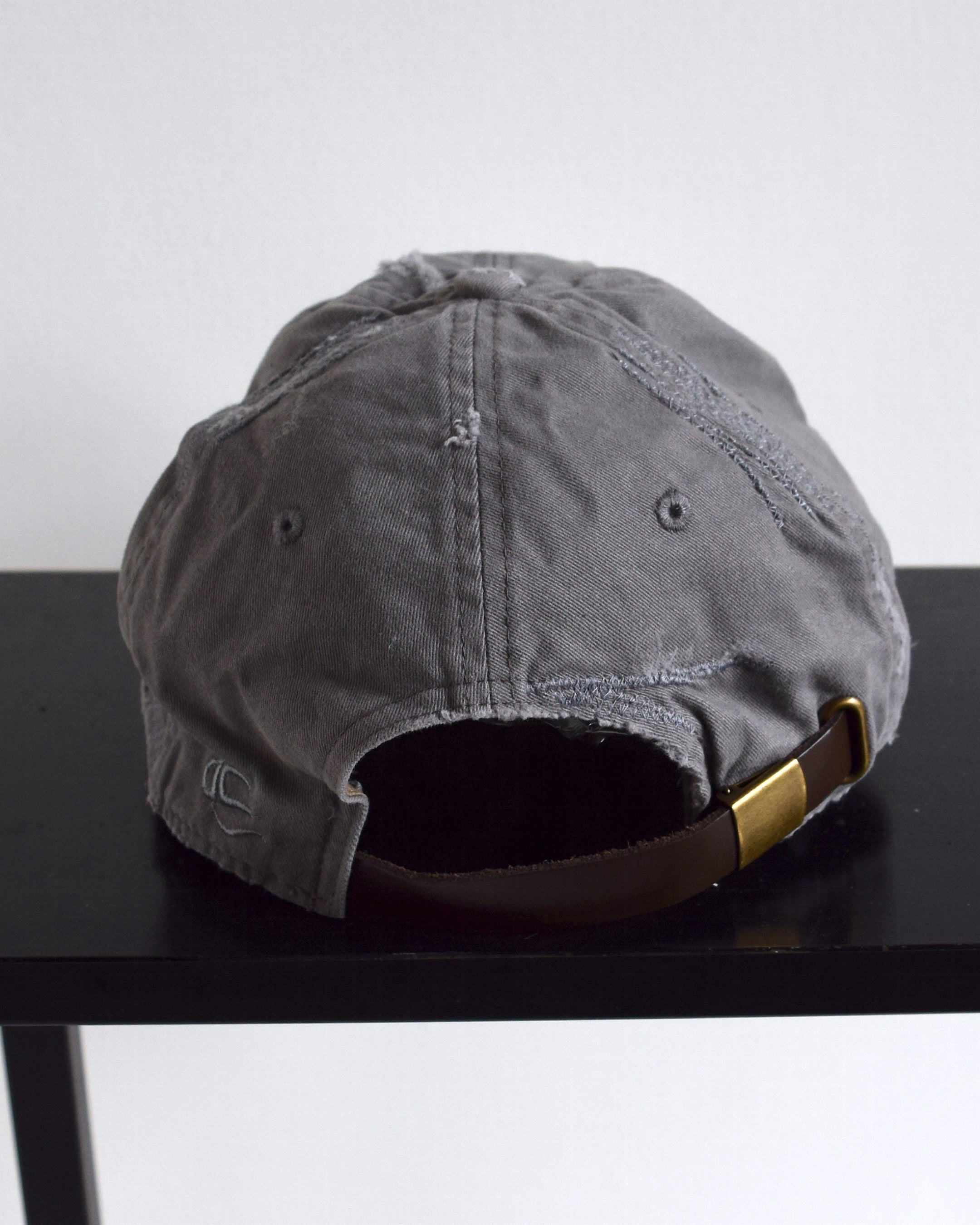 BALANCE OKAYAMA / BALANCE oval logo Distressed cap - No.3