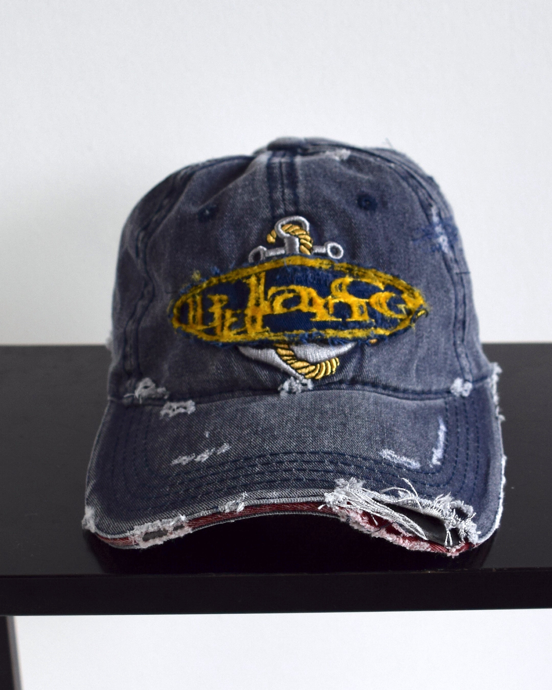 BALANCE OKAYAMA / BALANCE oval logo Distressed cap - No.8