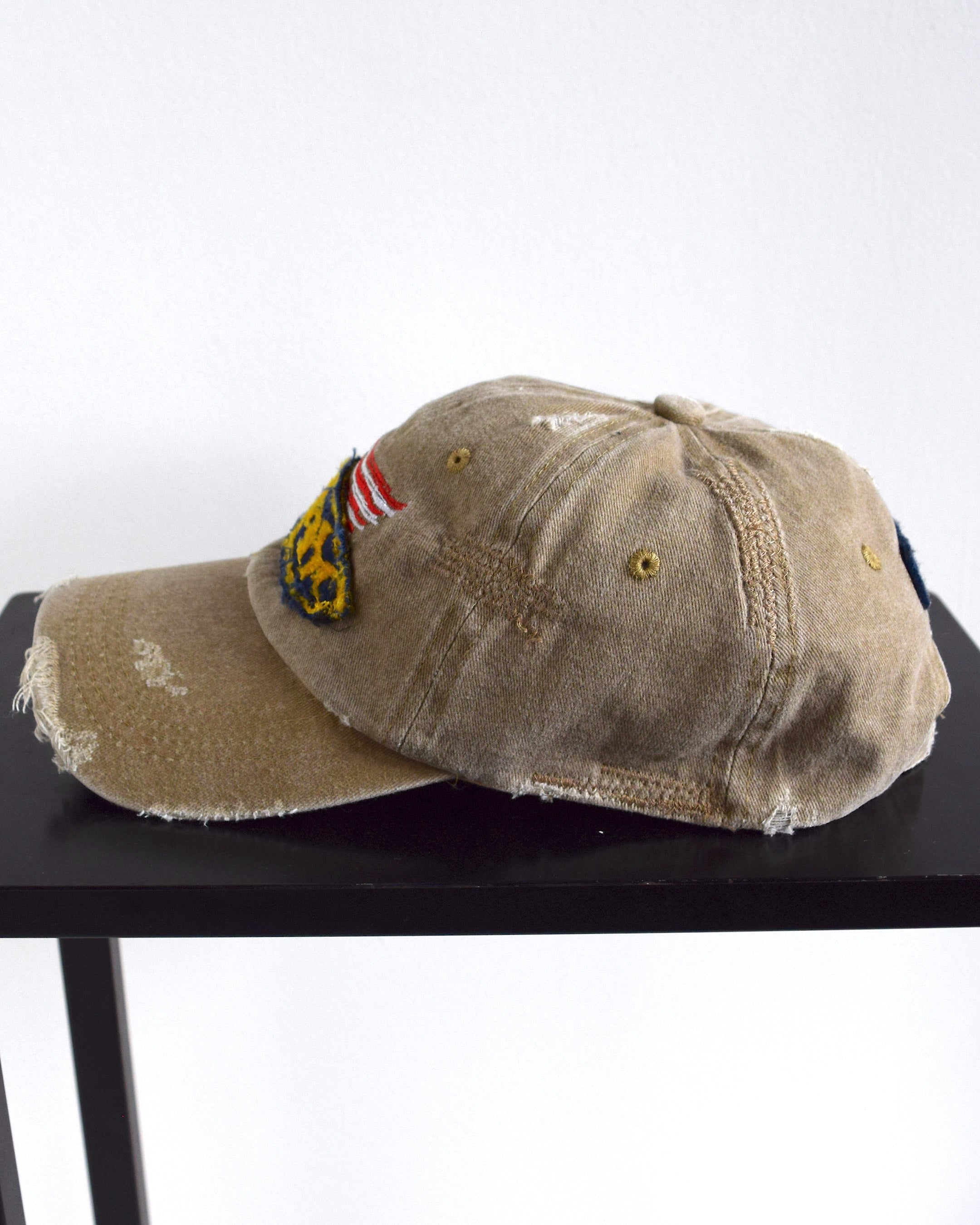 BALANCE OKAYAMA / BALANCE oval logo Distressed cap - No.5