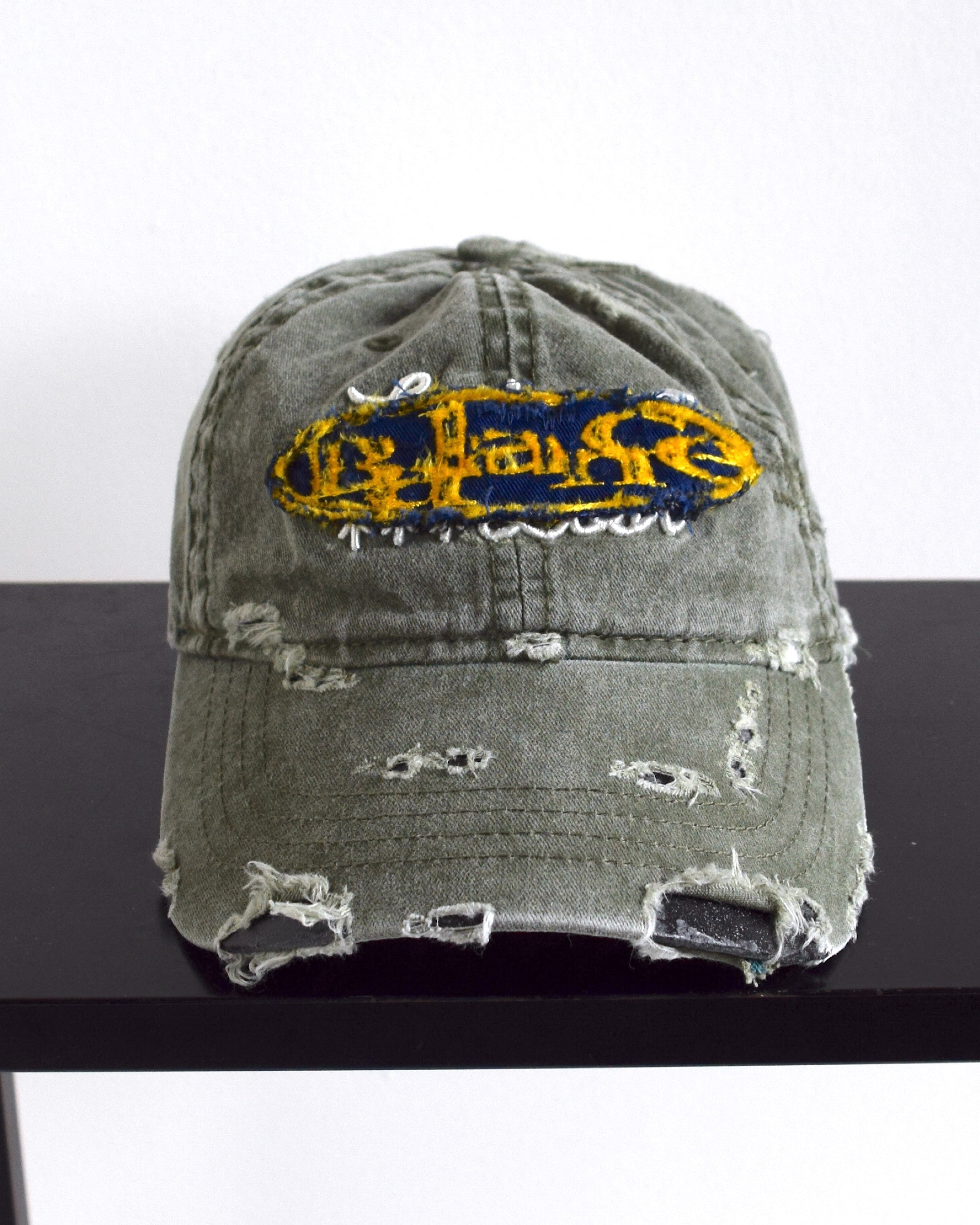 BALANCE OKAYAMA / BALANCE oval logo Distressed cap - No.22