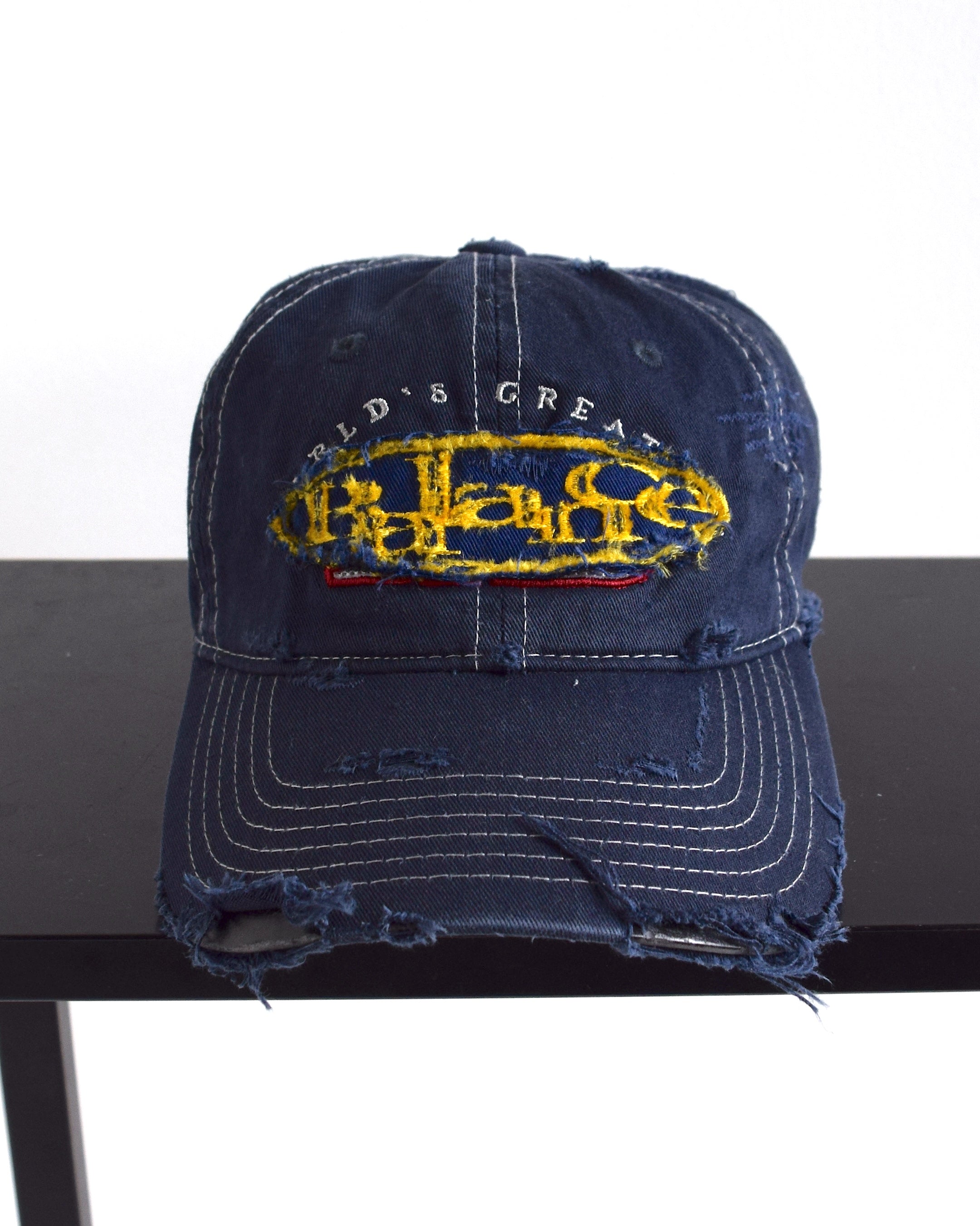 BALANCE OKAYAMA / BALANCE oval logo Distressed cap - No.16
