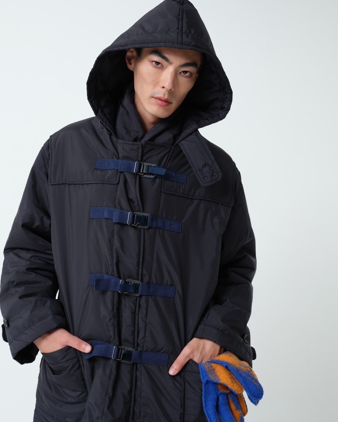 NICK GEAR / Fidlock duffle coat - NAVY