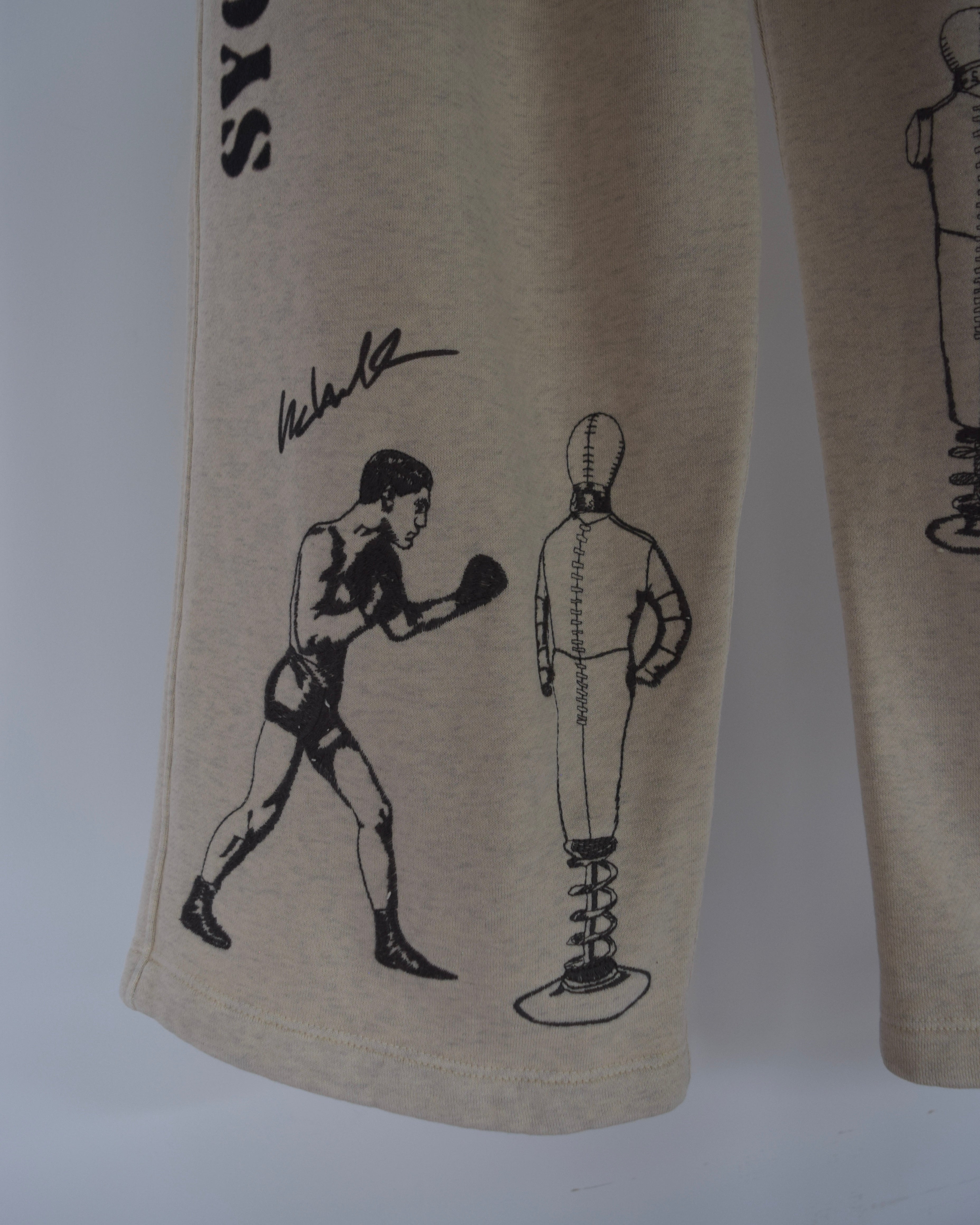 samuel zelig / Boxing Sweatpant - Oatmeal Grey