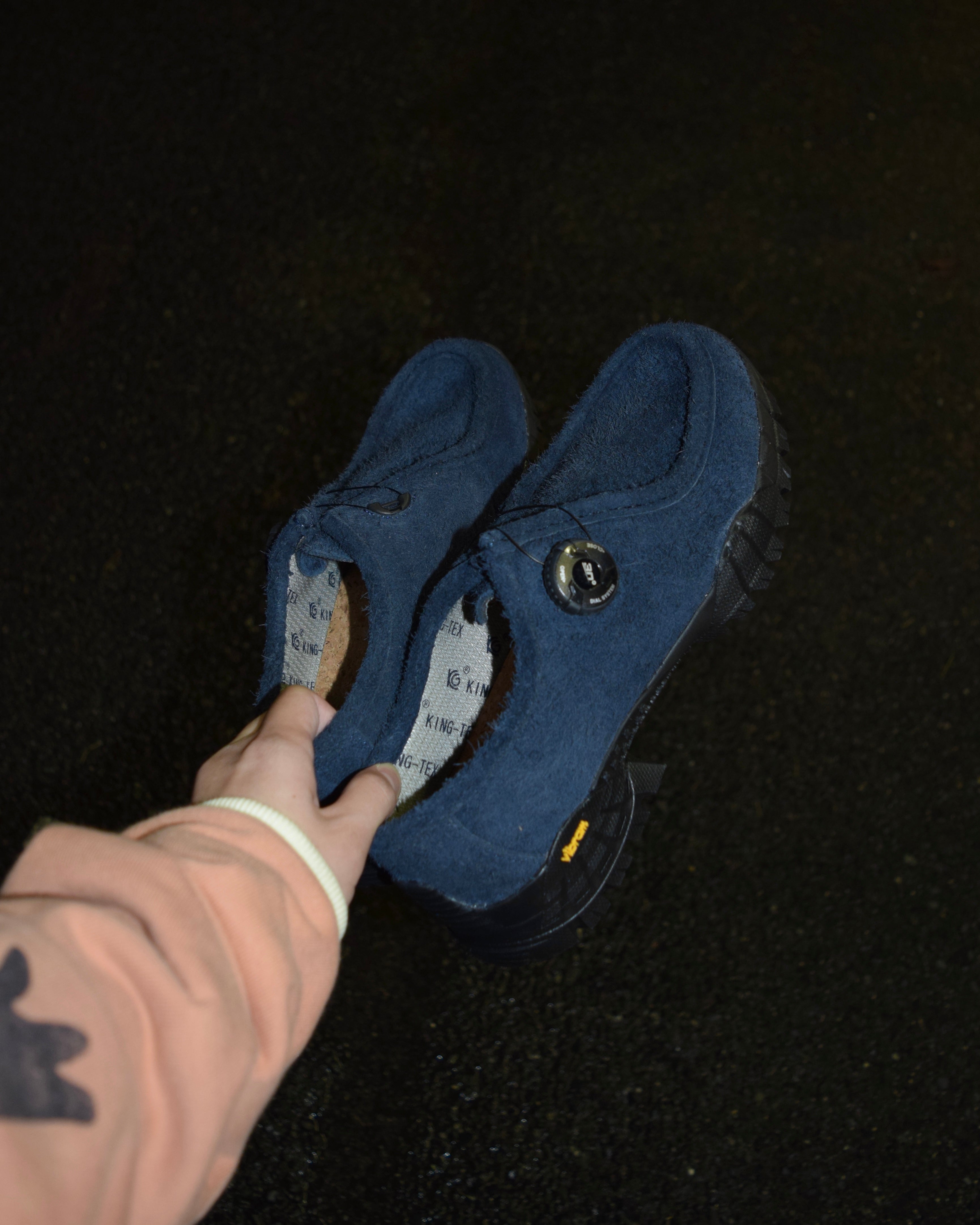 PG / KNOCK 2 KTX SHAGGY SUEDE - NAVY