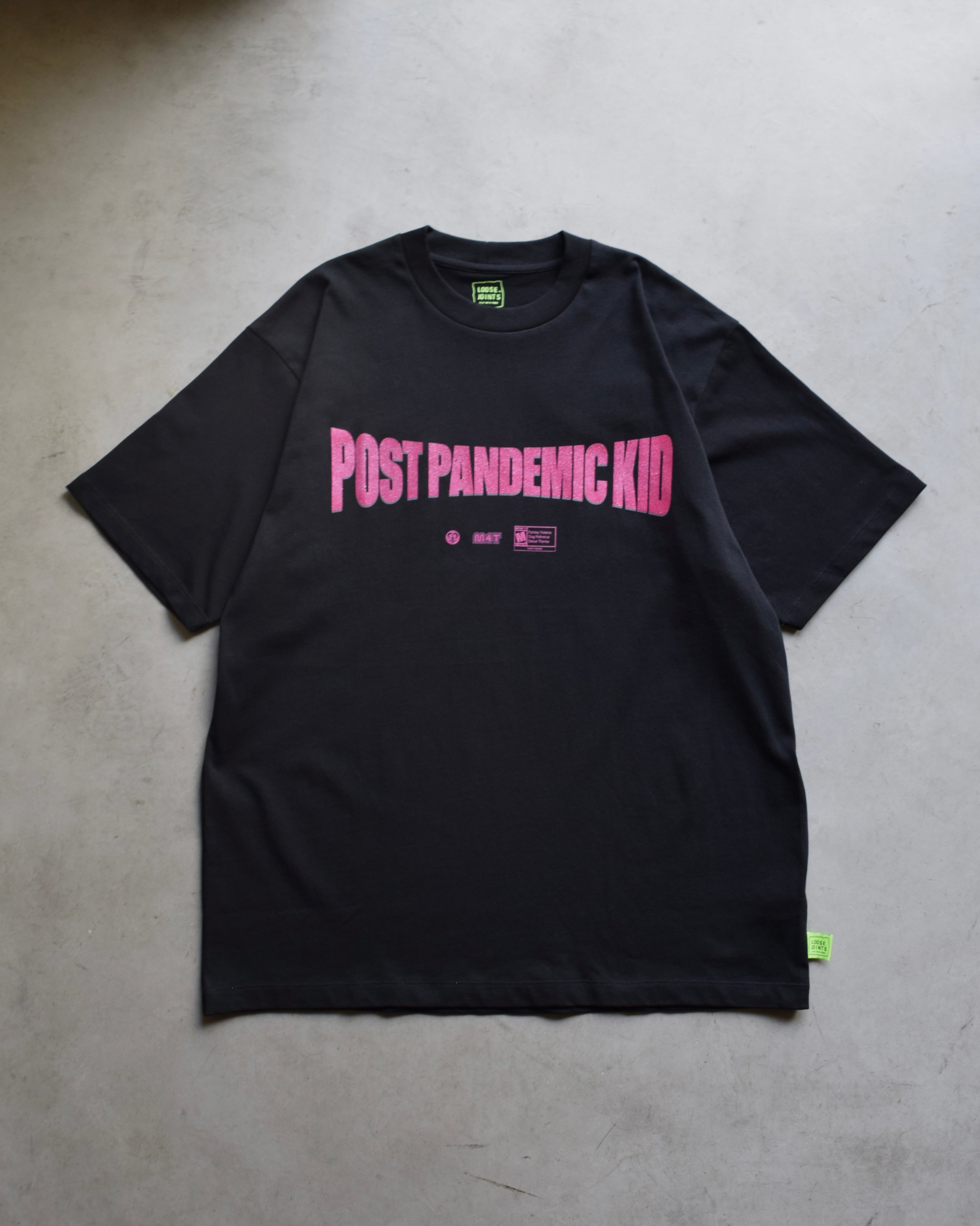 loosejoints / KEITA ISHIGURO - "POST PANDEMIC KID" S/S TEE - BLACK