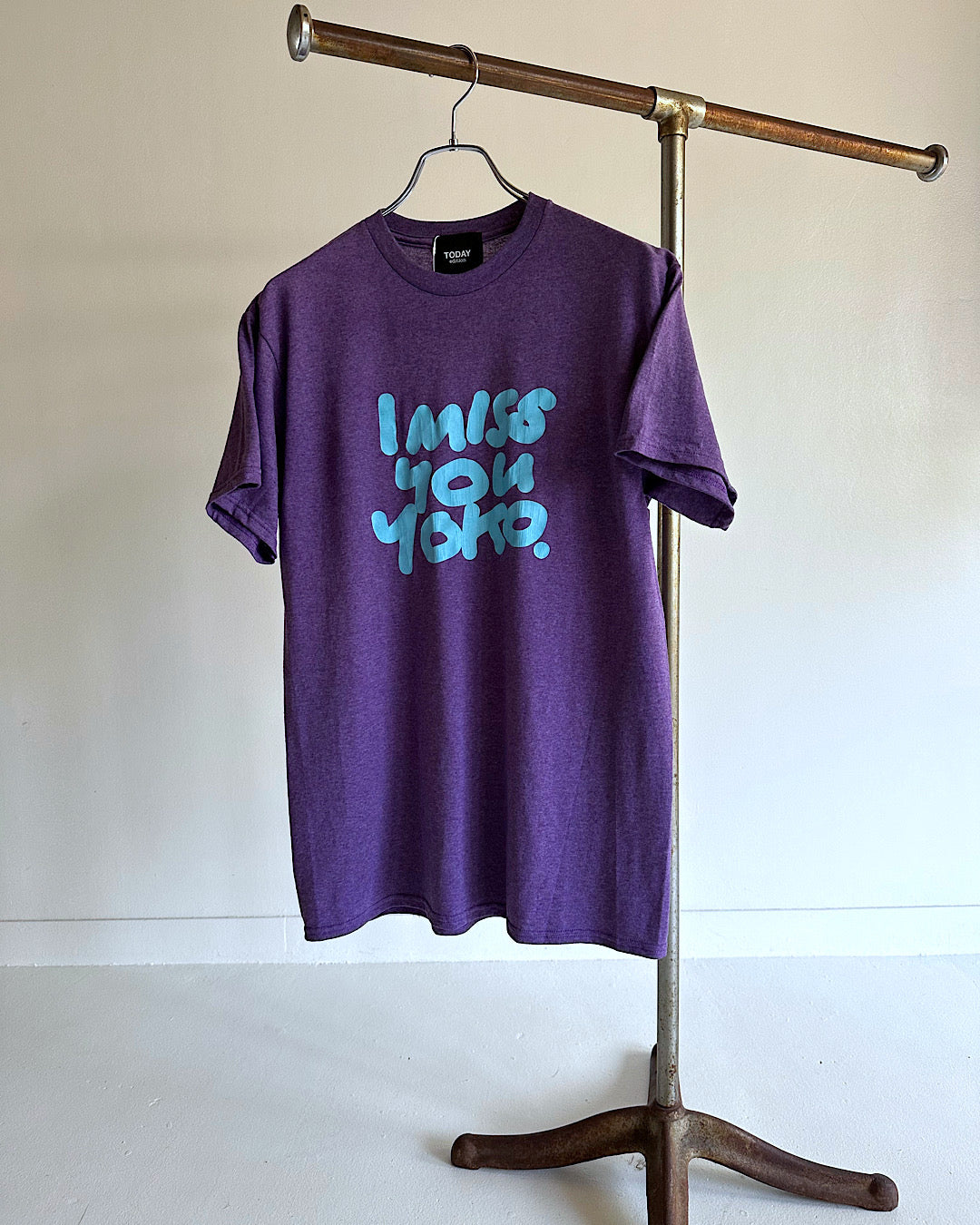 TODAY edition / I miss you yoko SS Tee - PURPLE