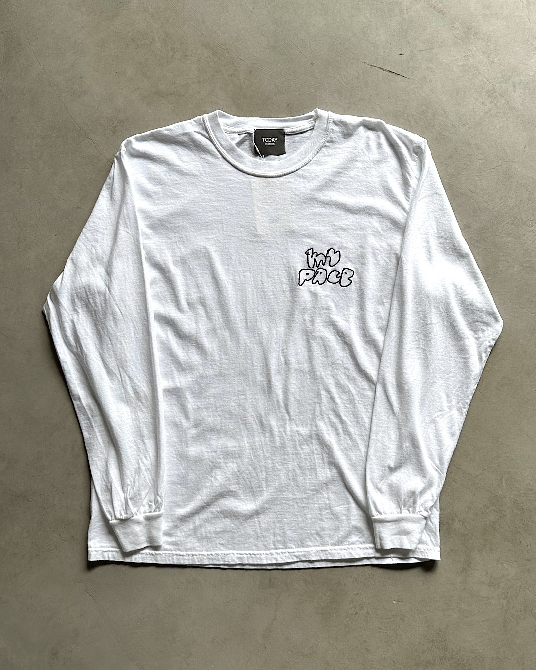 TODAY edition / MY PACE #01 LS Tee - WHITE