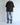 ANACHRONORM / EMBROIDERY DAMAGED S/S T-S - BLACK