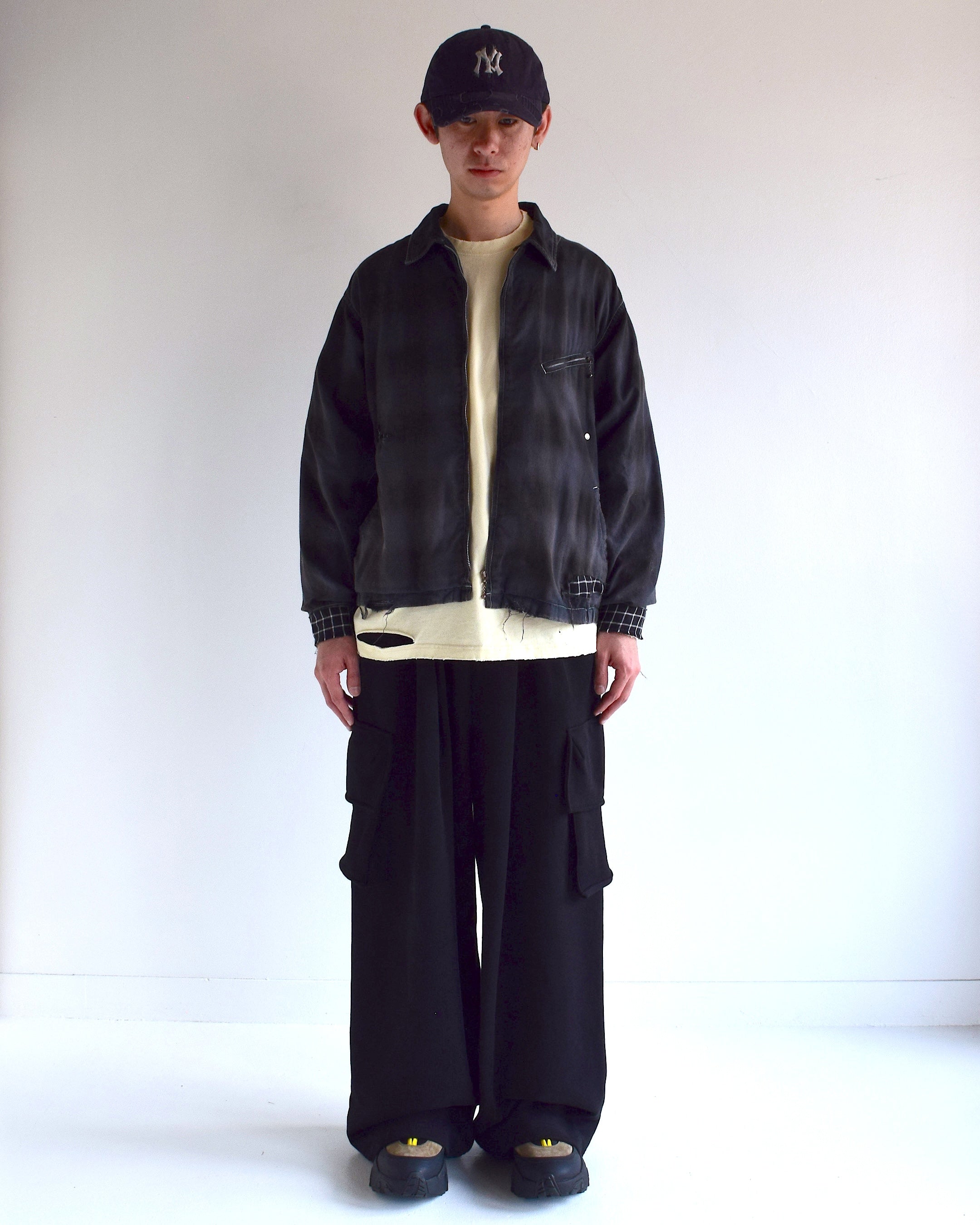 ANACHRONORM / SULFUR DYED OMBRE SWING TOP REMAKED JACKET