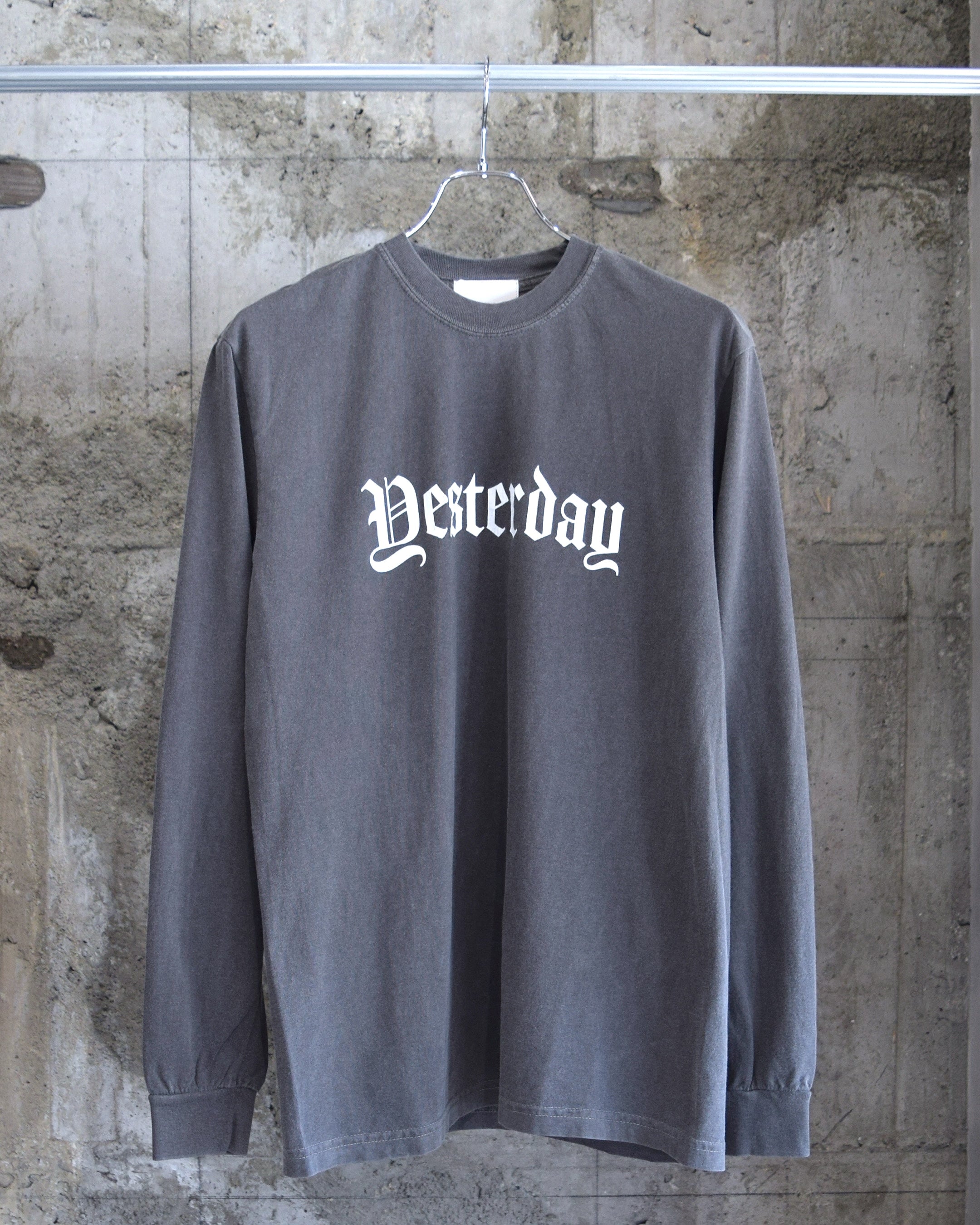 TODAY edition / TODAY LS Tee - CHARCOAL