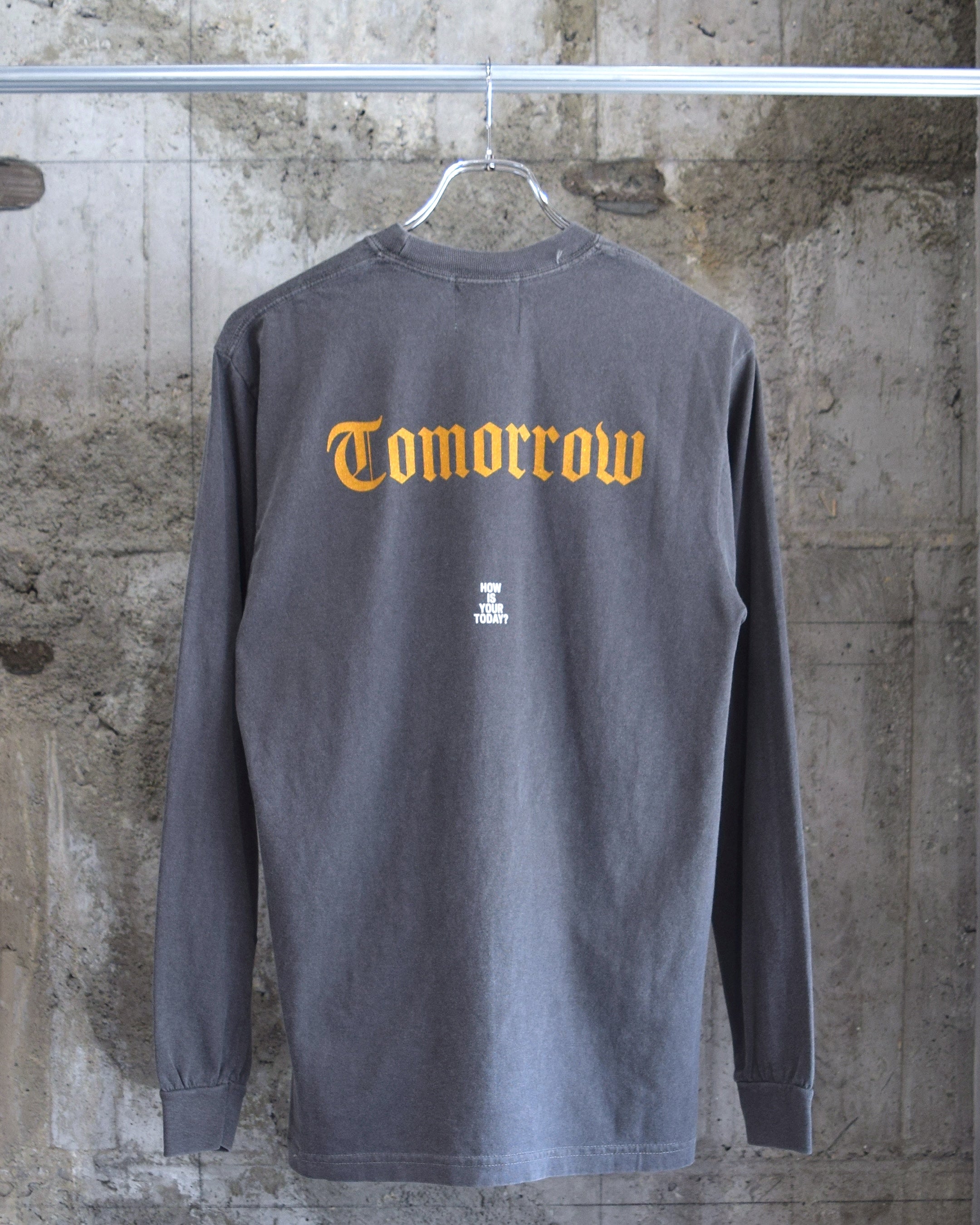 TODAY edition / TODAY LS Tee - CHARCOAL