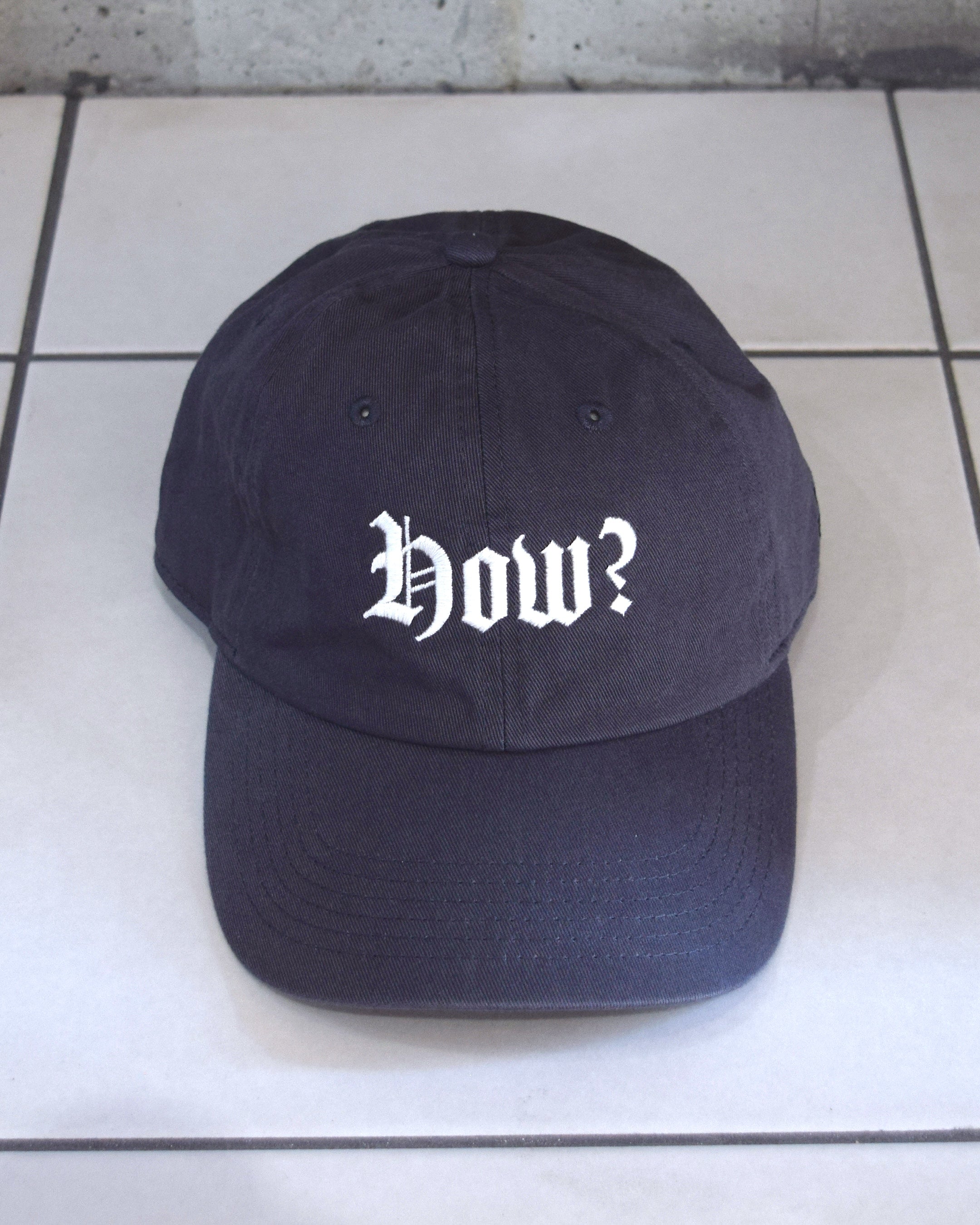 TODAY edition / "how?" Low Cap - CHARCOAL