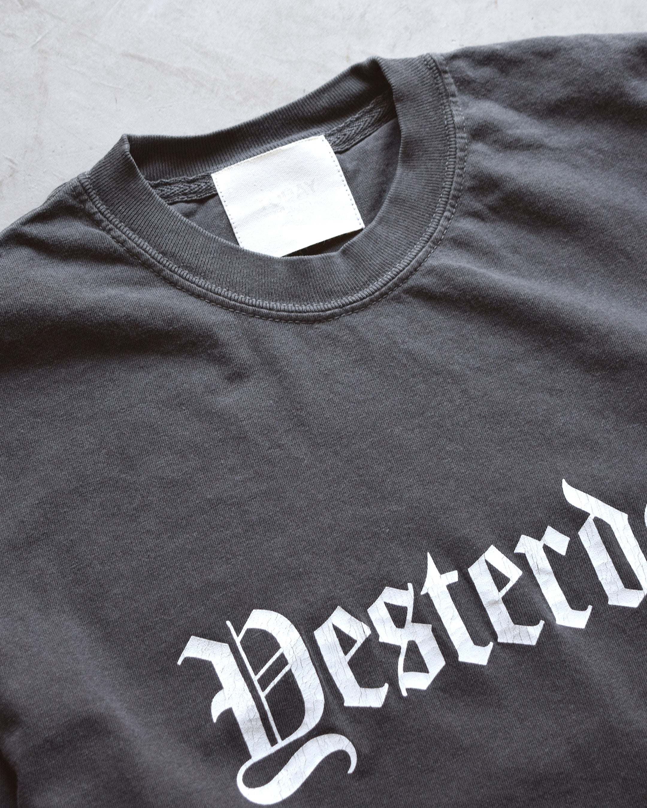 TODAY edition / TODAY LS Tee - CHARCOAL