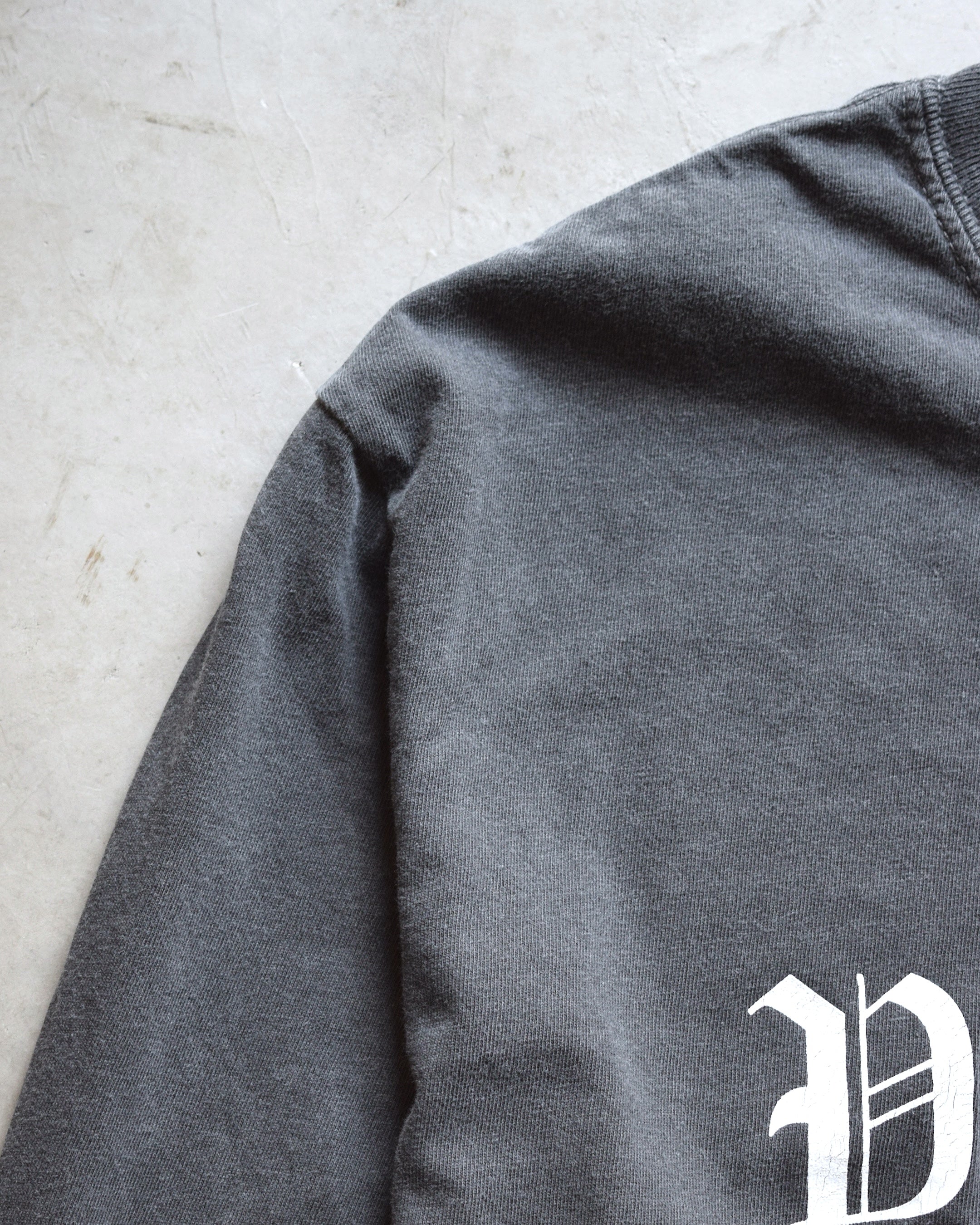TODAY edition / TODAY LS Tee - CHARCOAL
