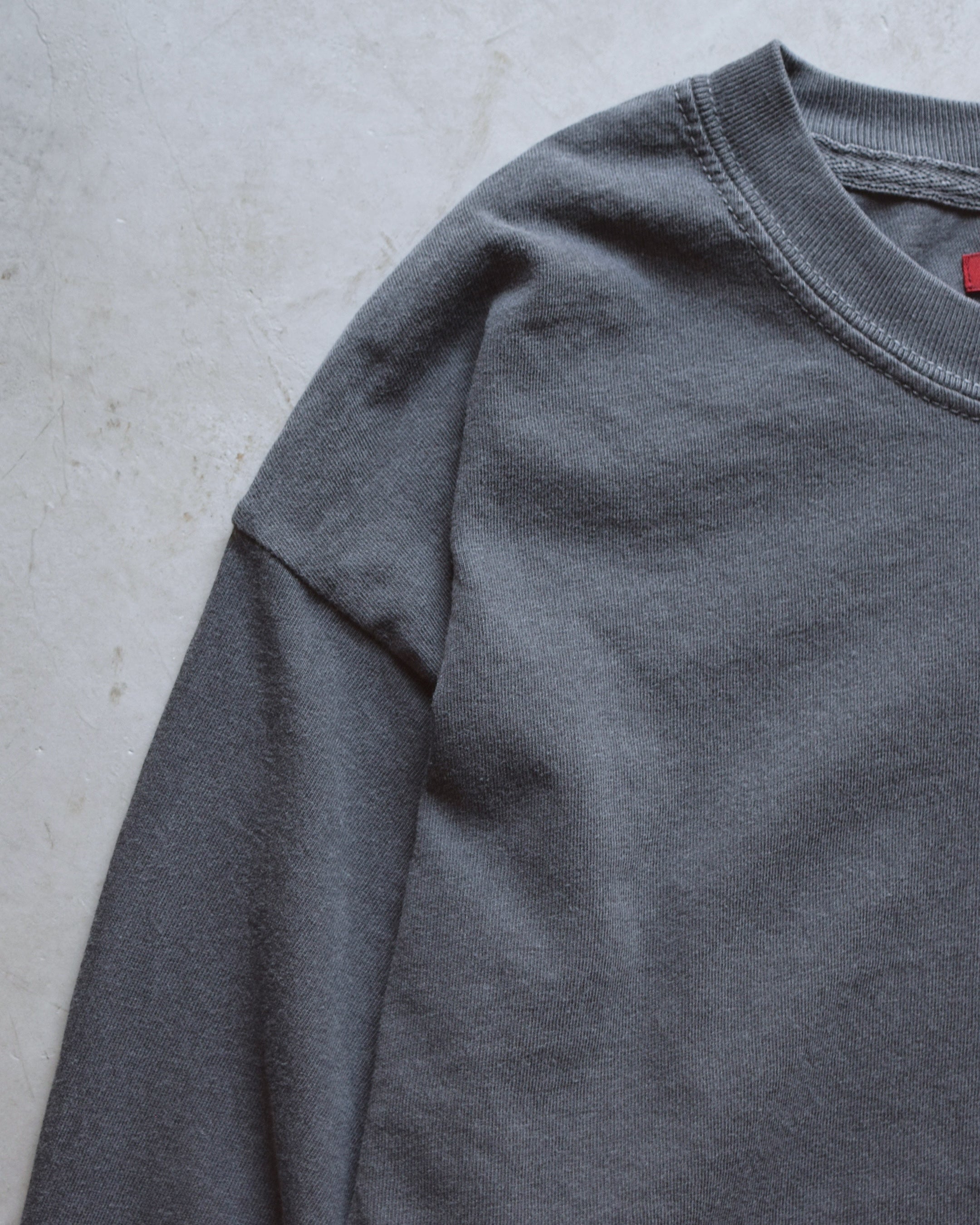 TODAY edition / FLUX LS Tee - CHARCOAL