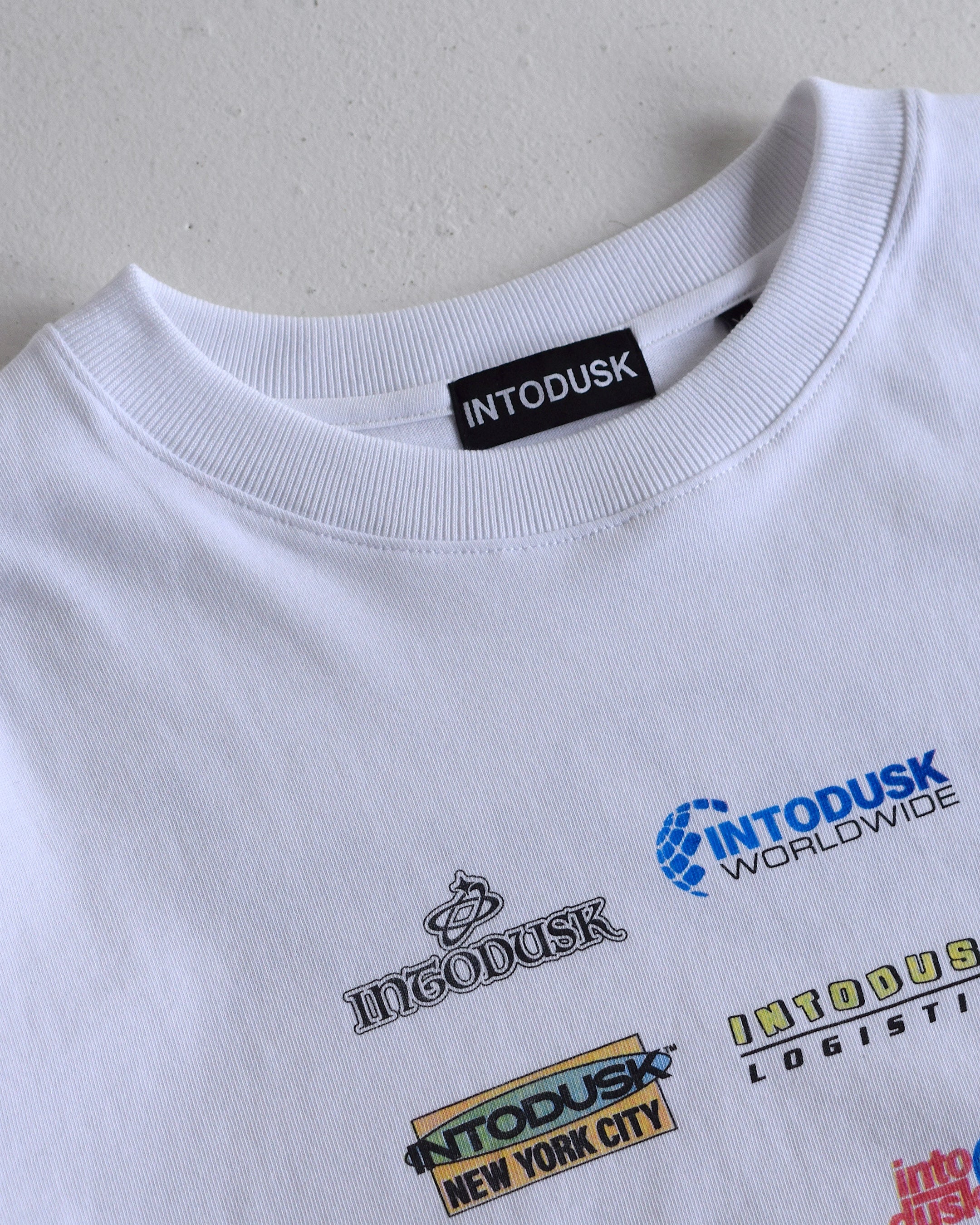 INTODUSK / INTODUSK MULTI LOGO TEE - WHITE