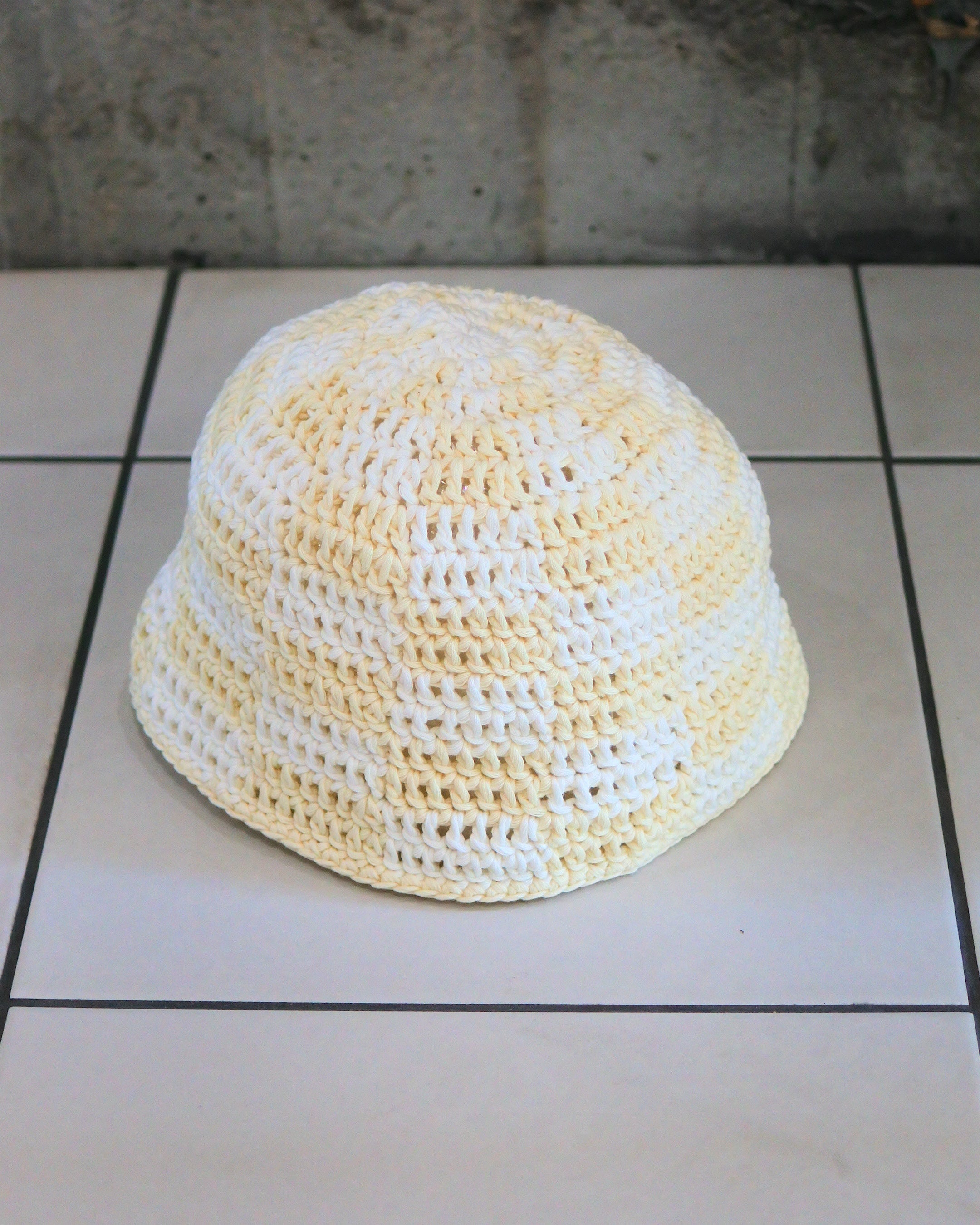 FLEUR / CHECKER HAT - WHITE [BALANCE EXCLUSIVE]