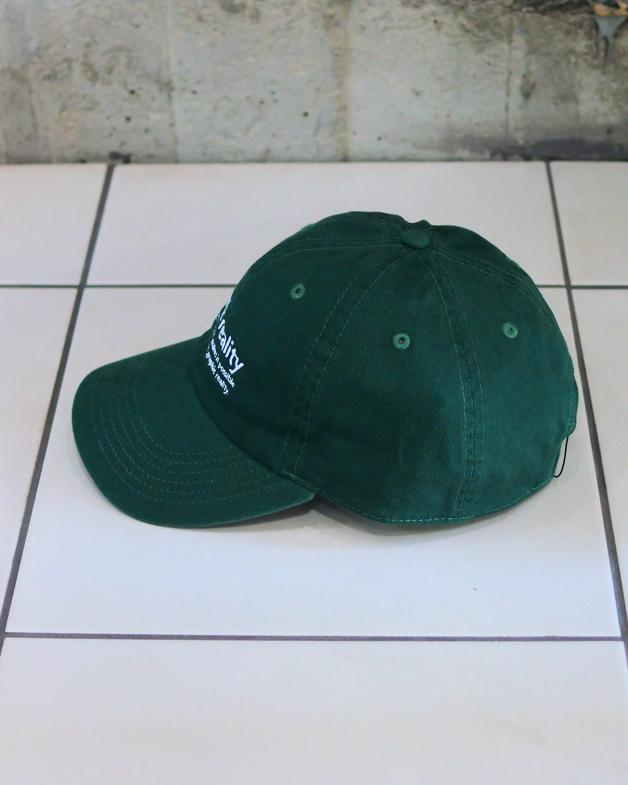 loosejoints / ED DAVIS - "Graphic Reality" BASEBALL CAP - GREEN
