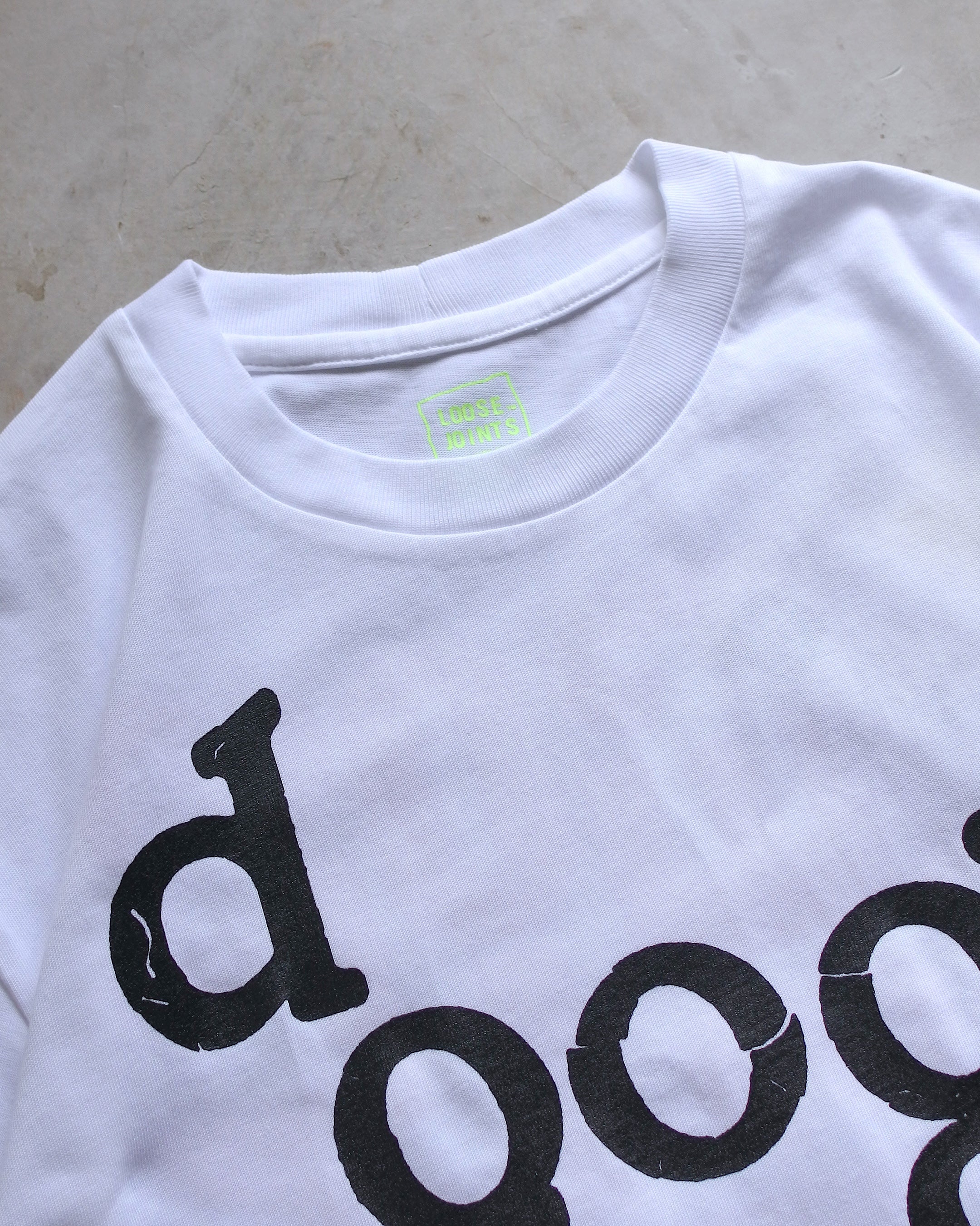 loosejoints / JASON FOX - "DOG" S/S TEE - WHITE