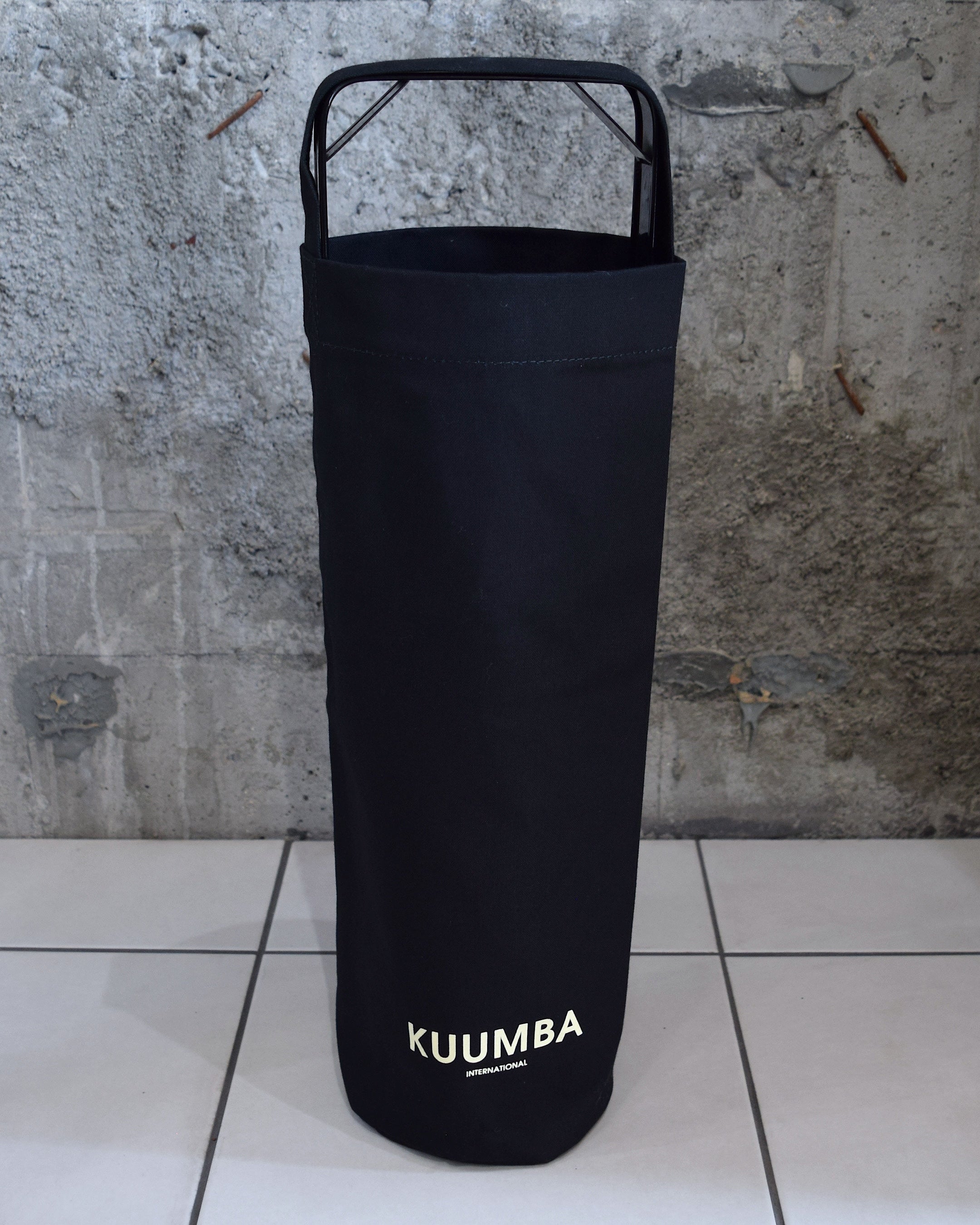KUUMBA / METAL CAN INCENSE BURNER - BLACK